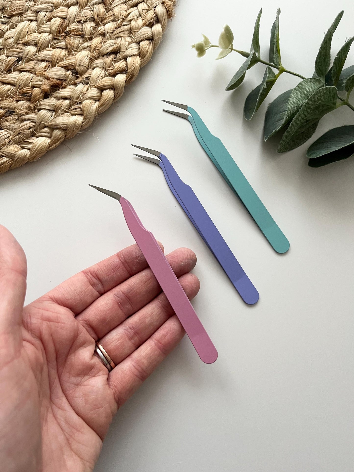 Tweezers Tool Straight and Curved