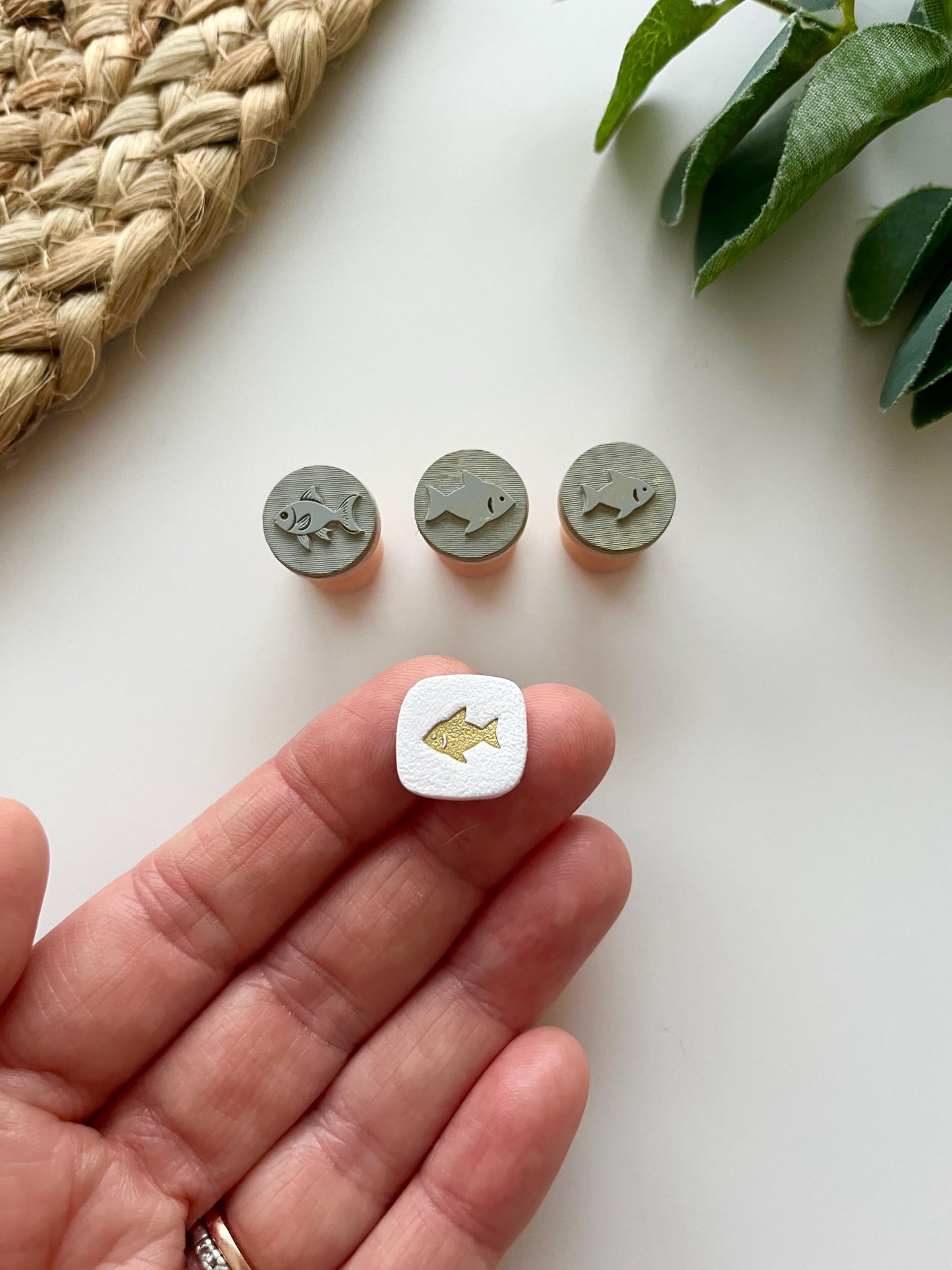 Fish Stamps: Mica Powder