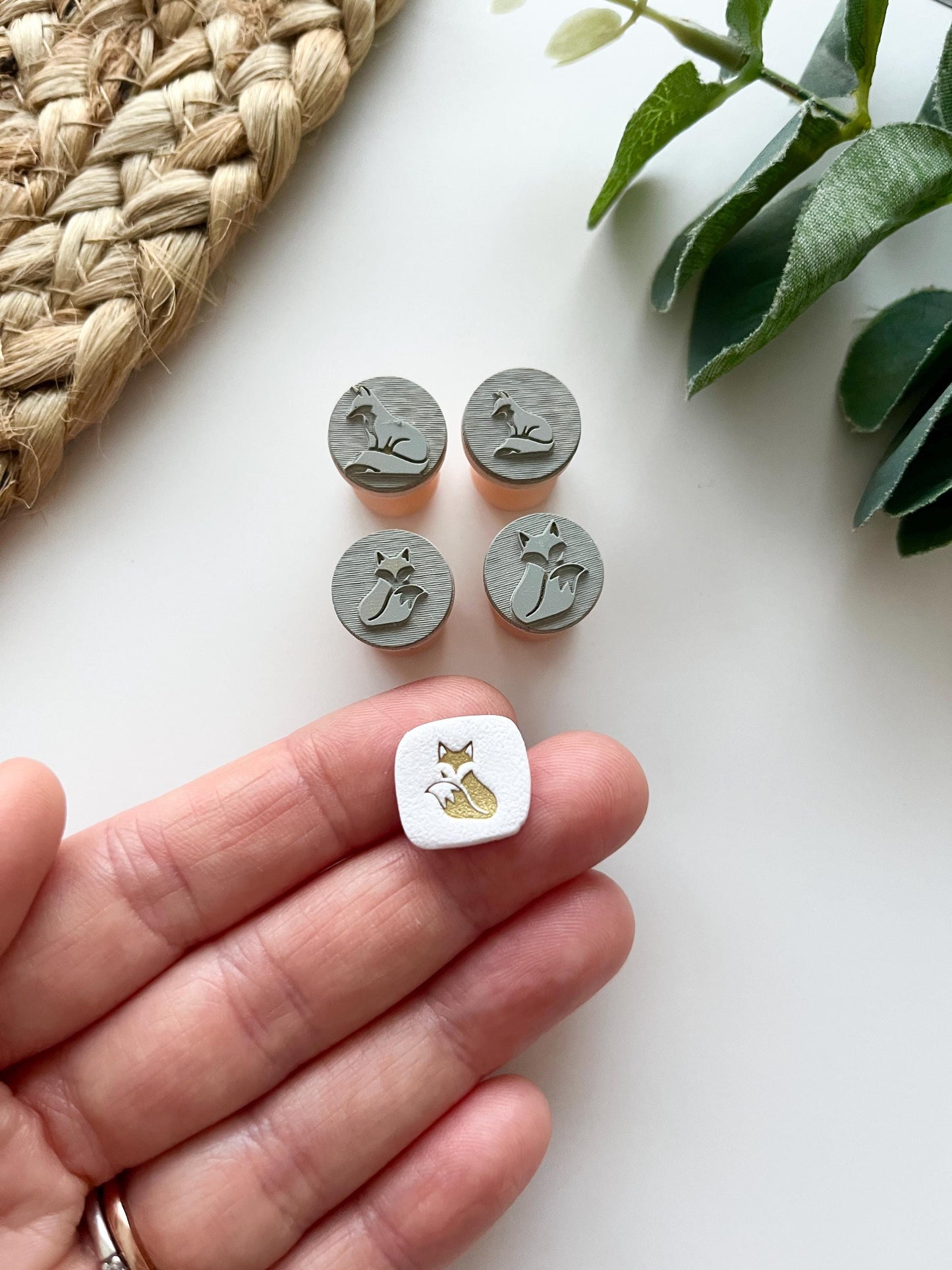 Fox Stamps: Mica Powder