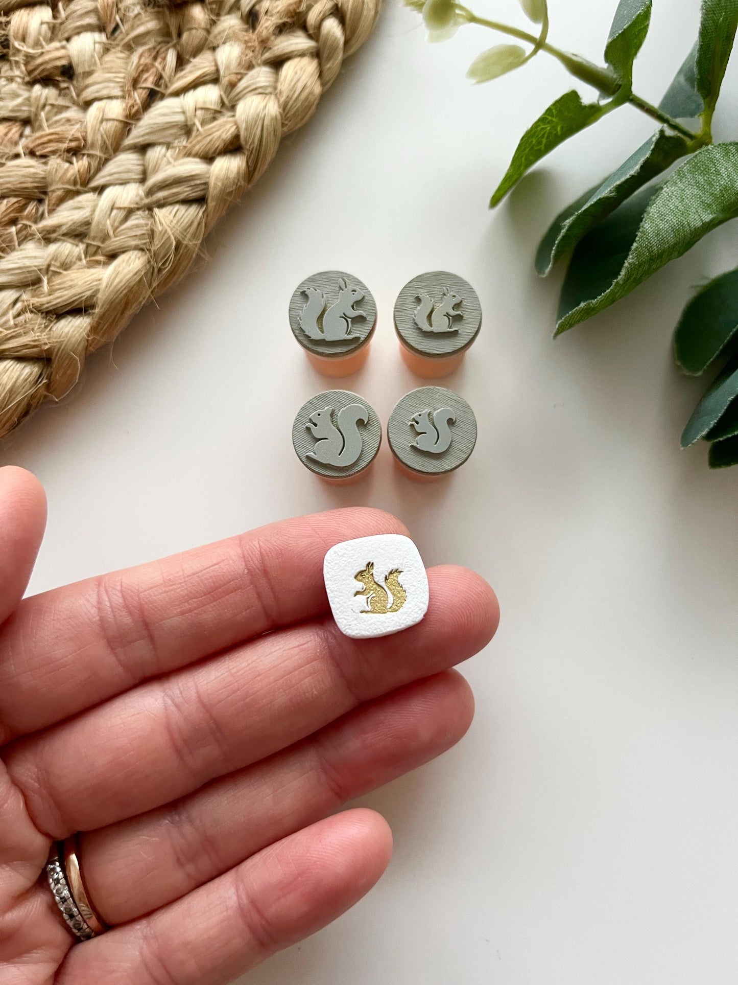 Squirrel Stamps: Mica Powder