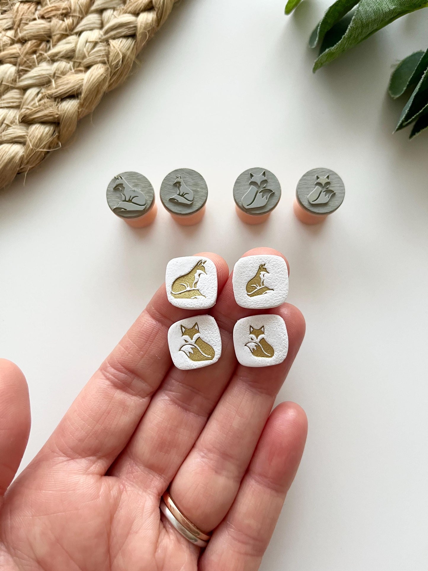 Fox Stamps: Mica Powder