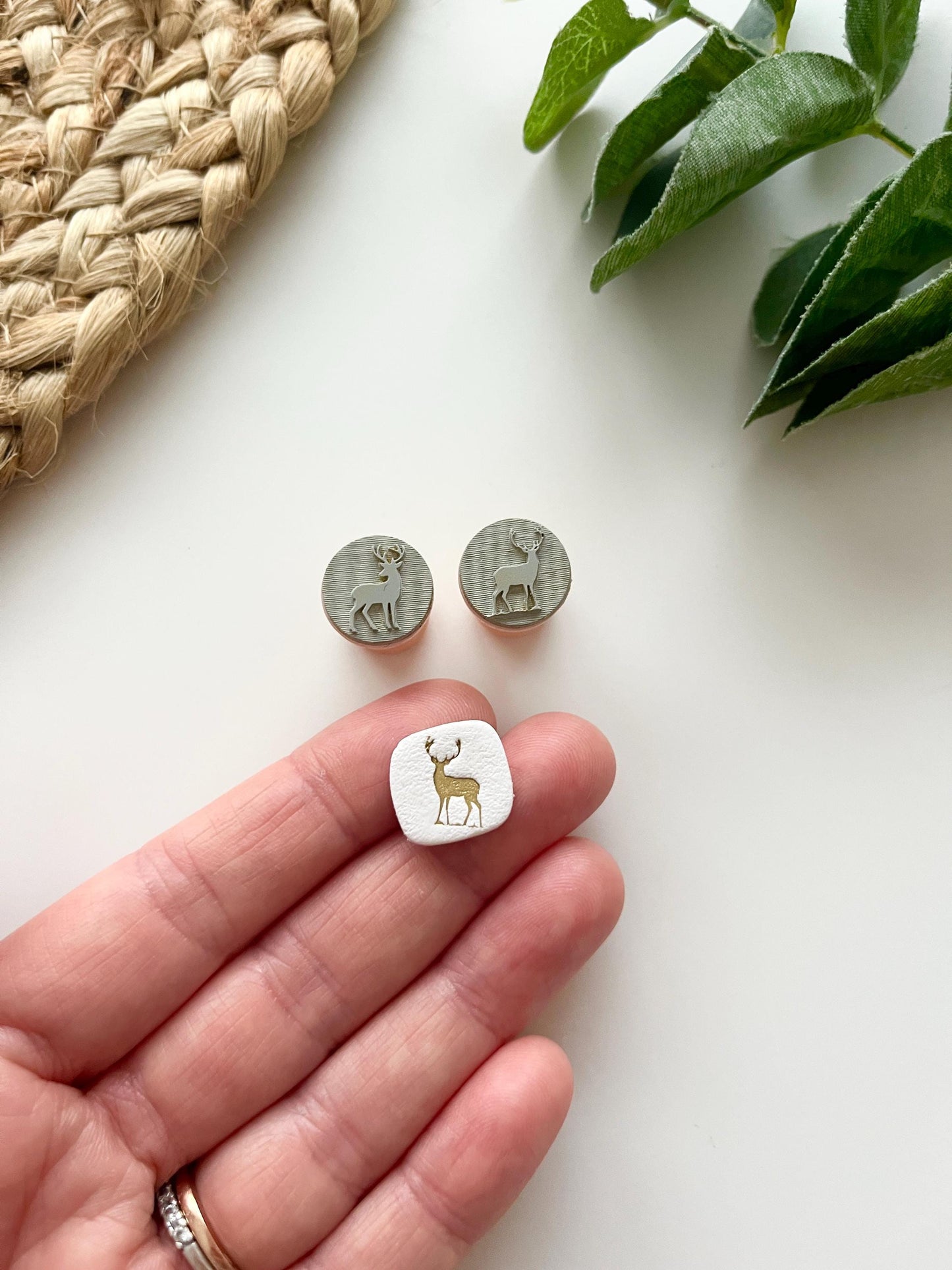 Deer Stamps: Mica Powder