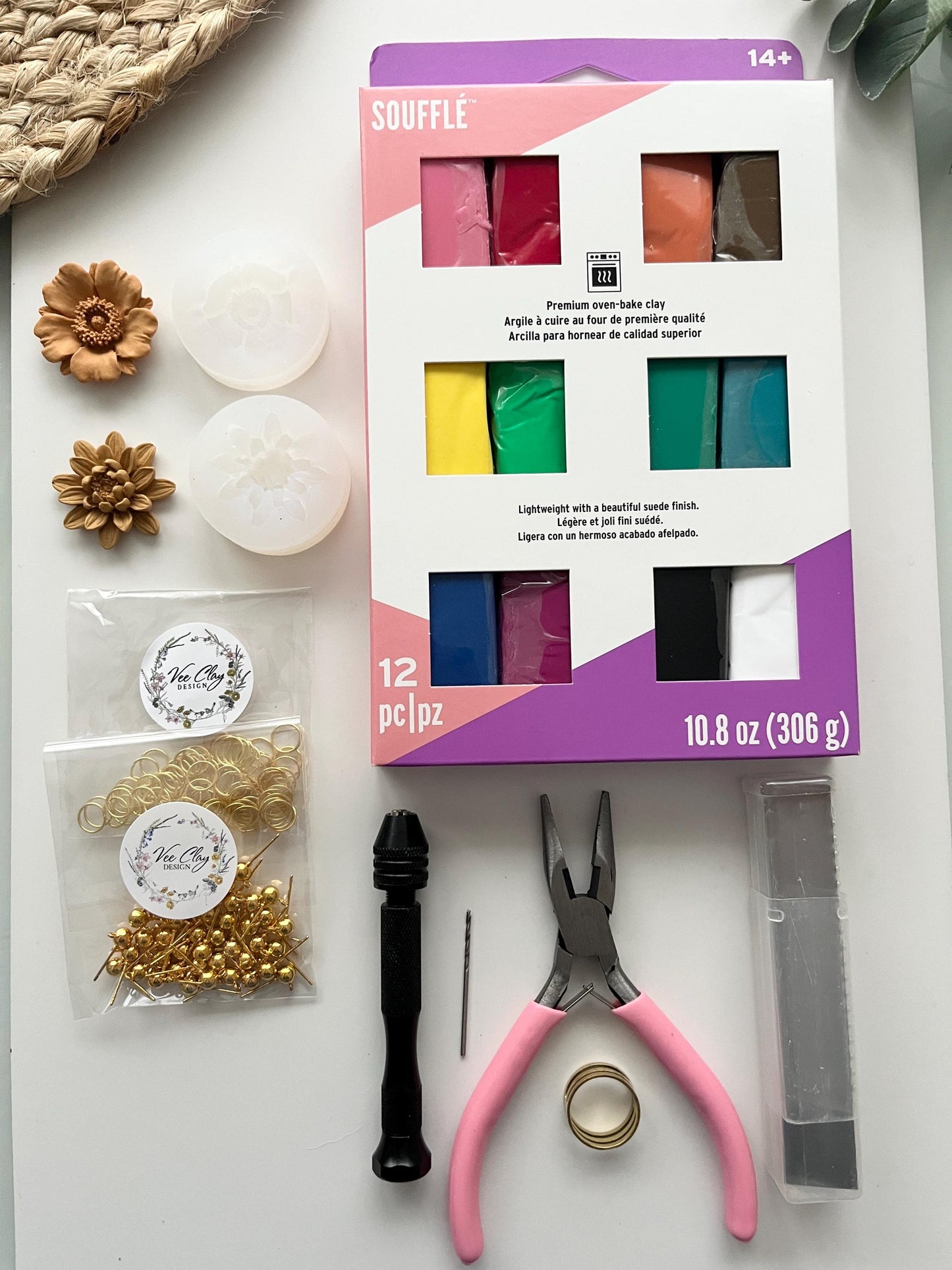 Poppy + Lily Mould Starter Kit by VeeClayDesign