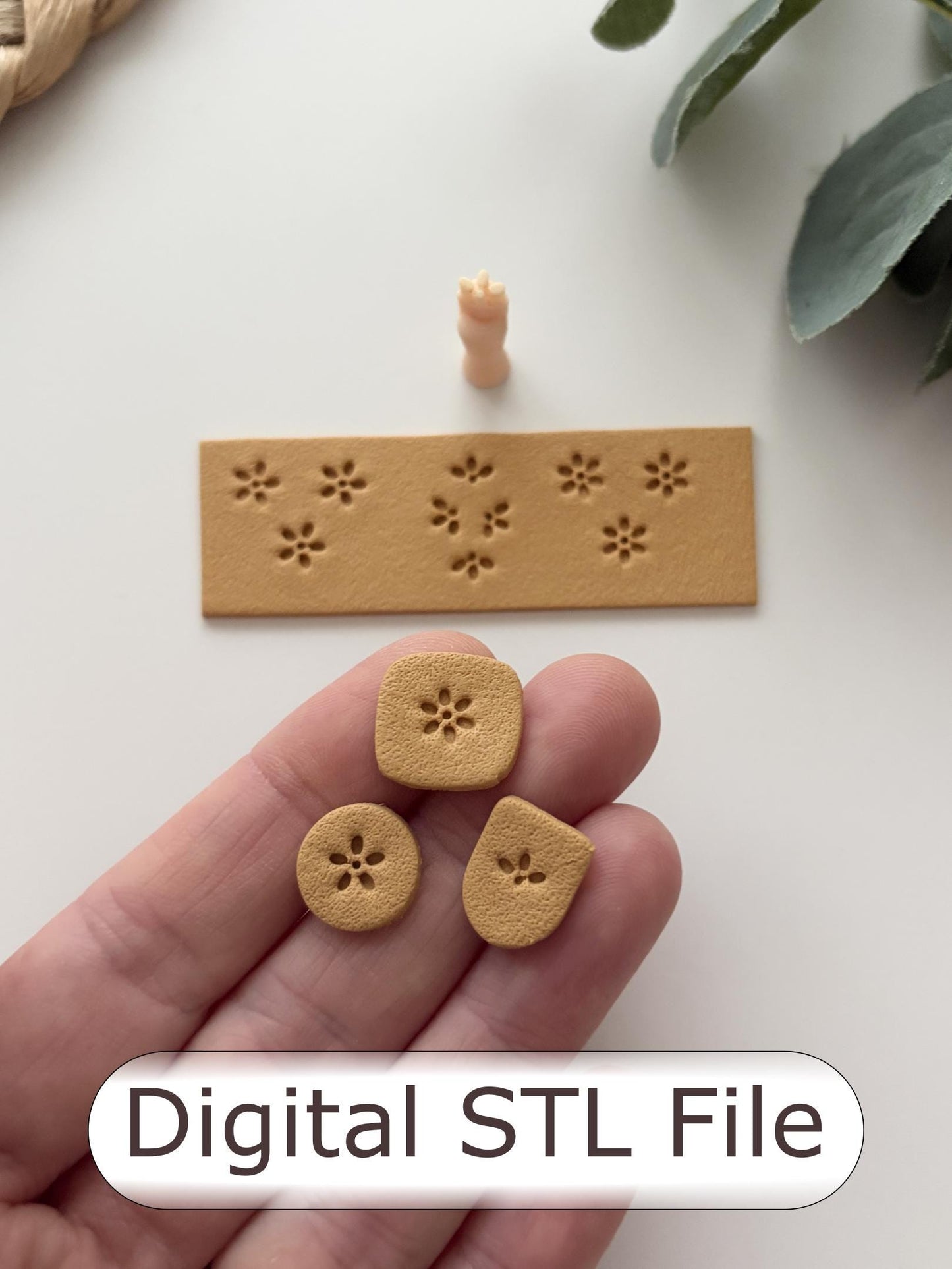 Decoration Stamps Polymer Clay Cutter - Digital STL File