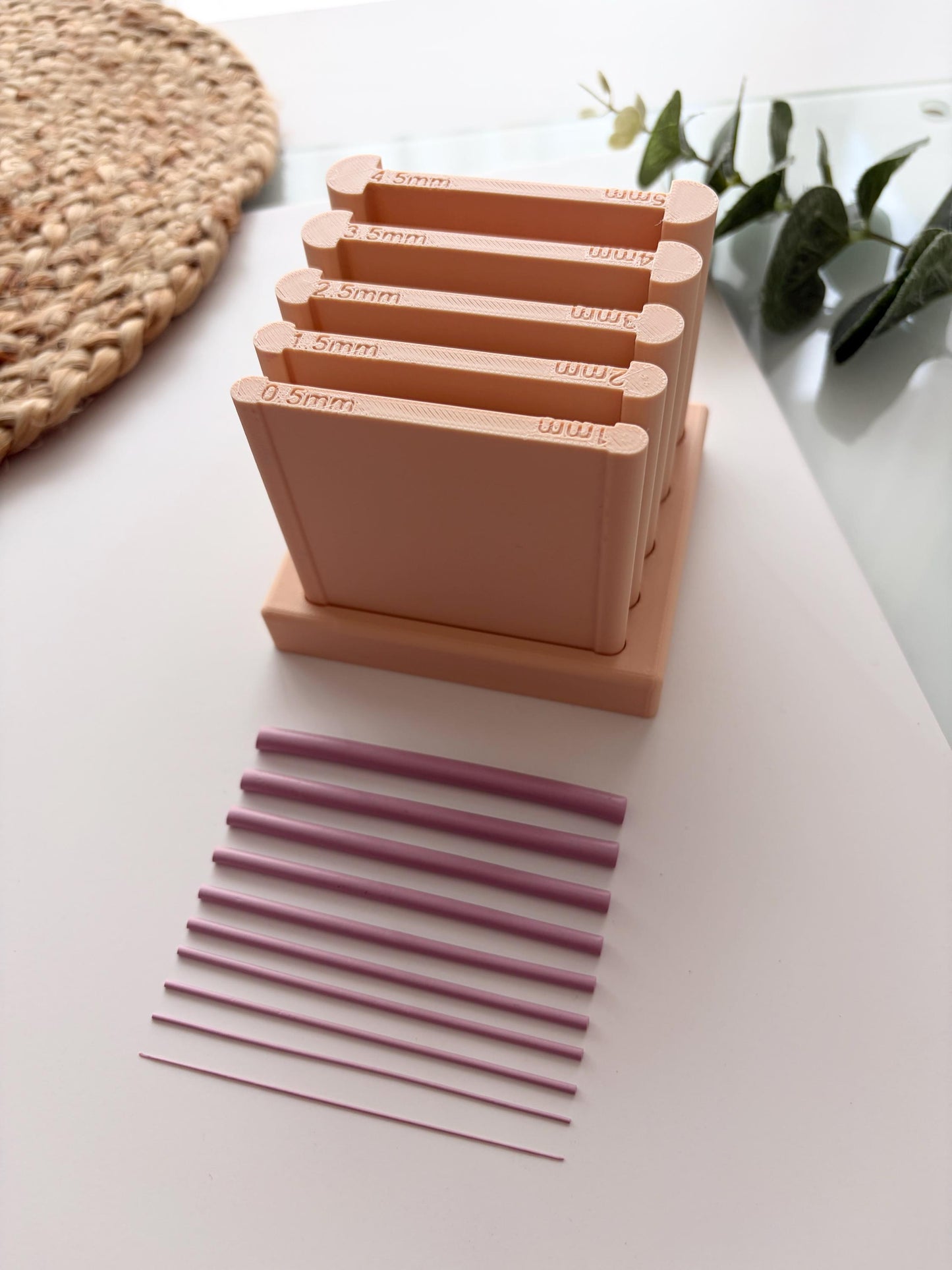 Polymer Clay Thickness String Roller Tool + Tools / Earring Making