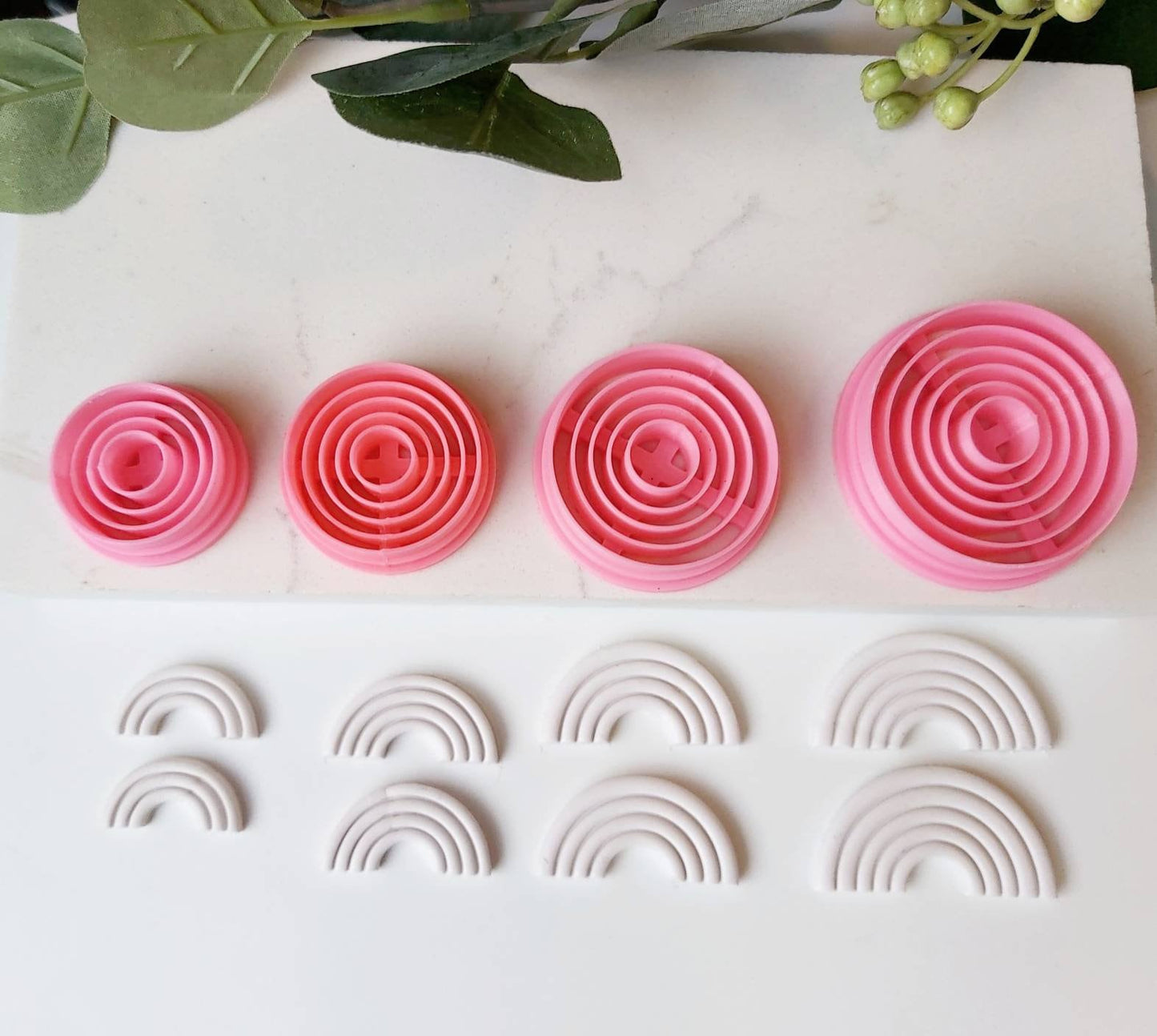 Cercles en relief