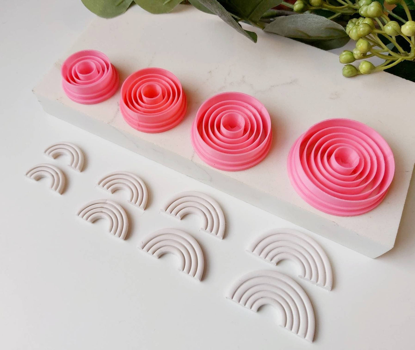 Cercles en relief
