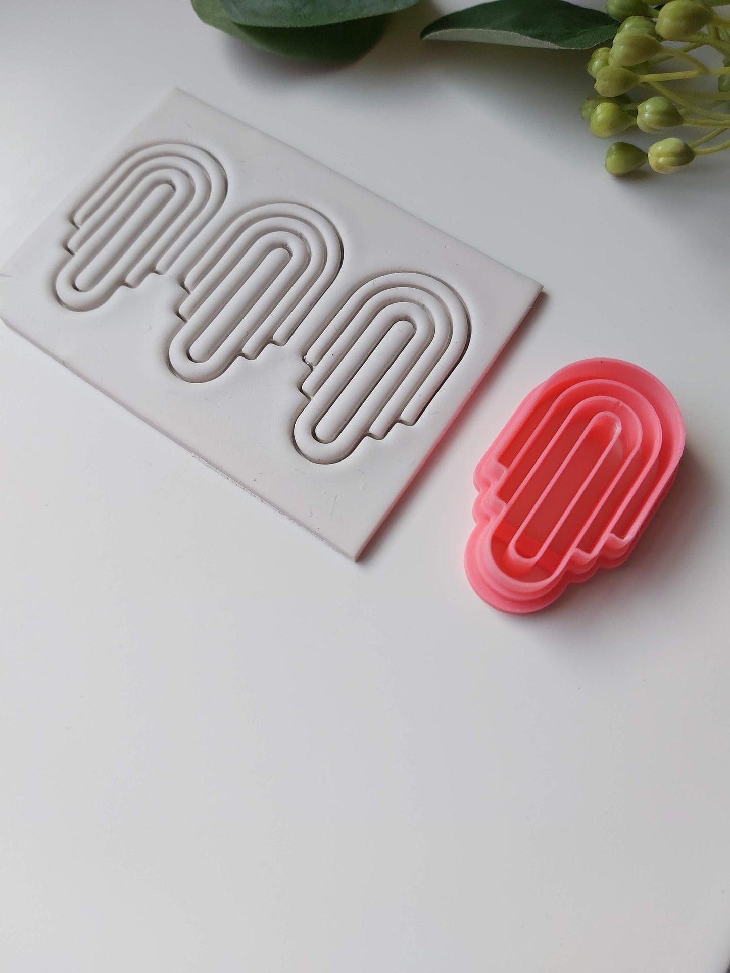 Embossed Arch with a hoop