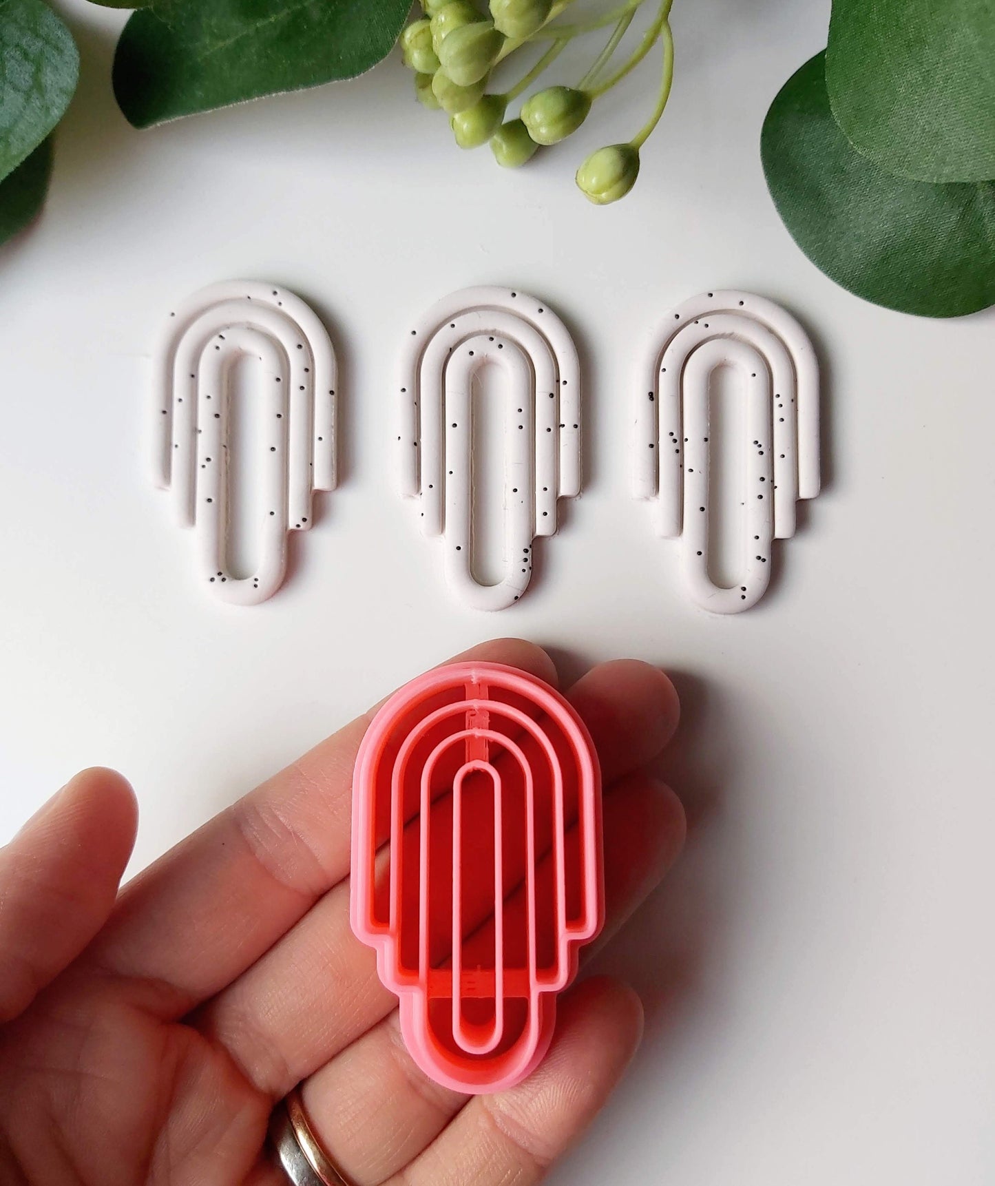 Embossed Arch with a hoop