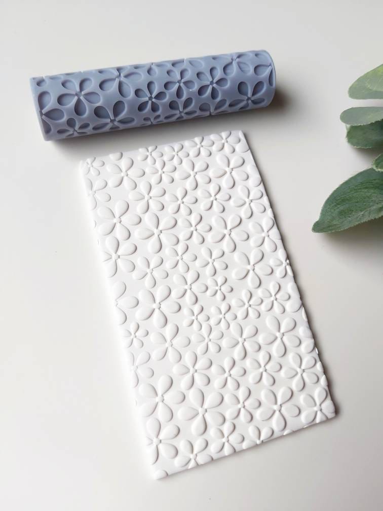 Rouleau de texture d'argile marguerite