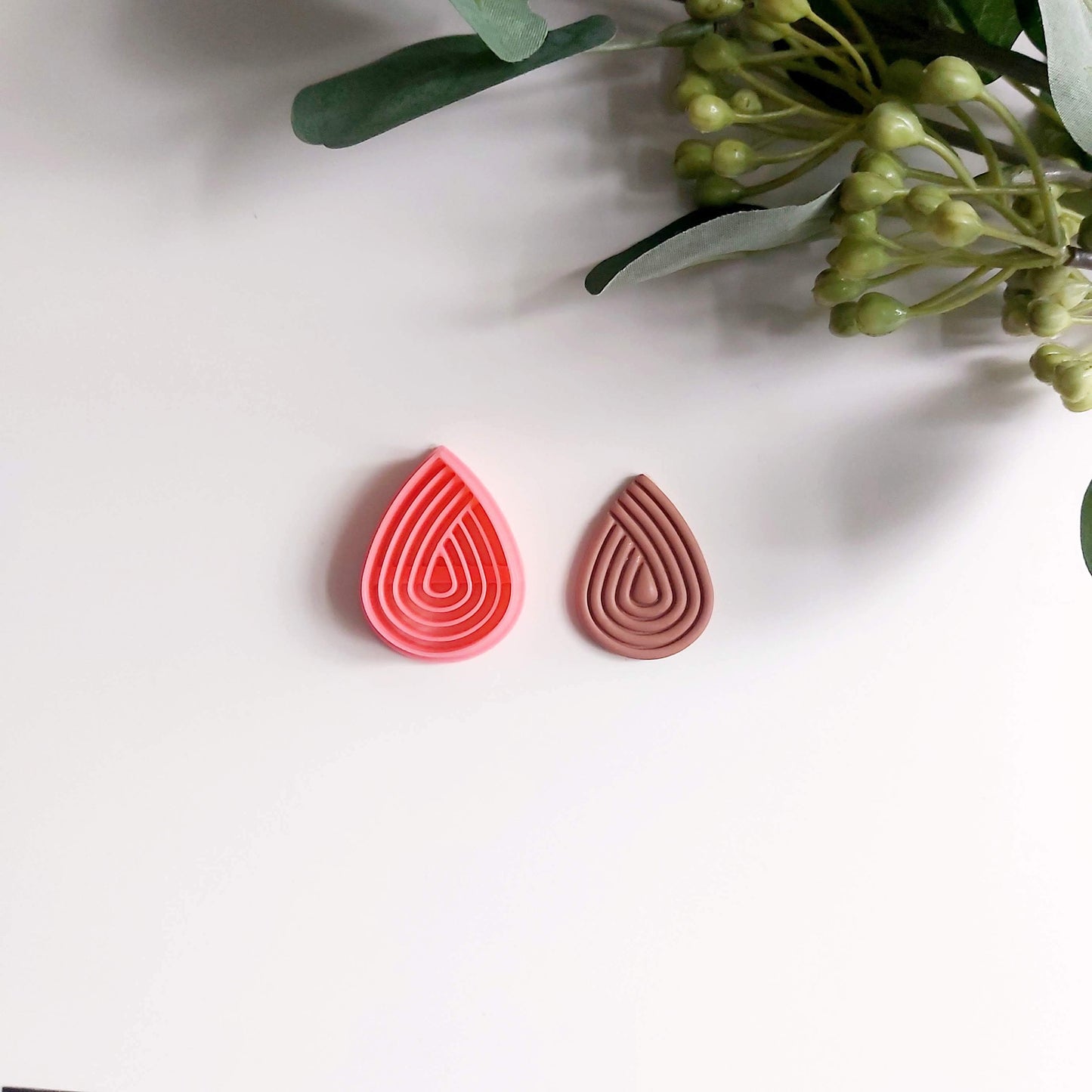 Petal Teardrop #2 Fully Embossed