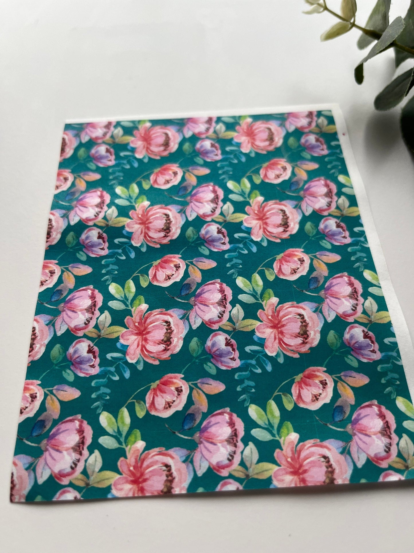 Pink Peony Image Transfer Paper