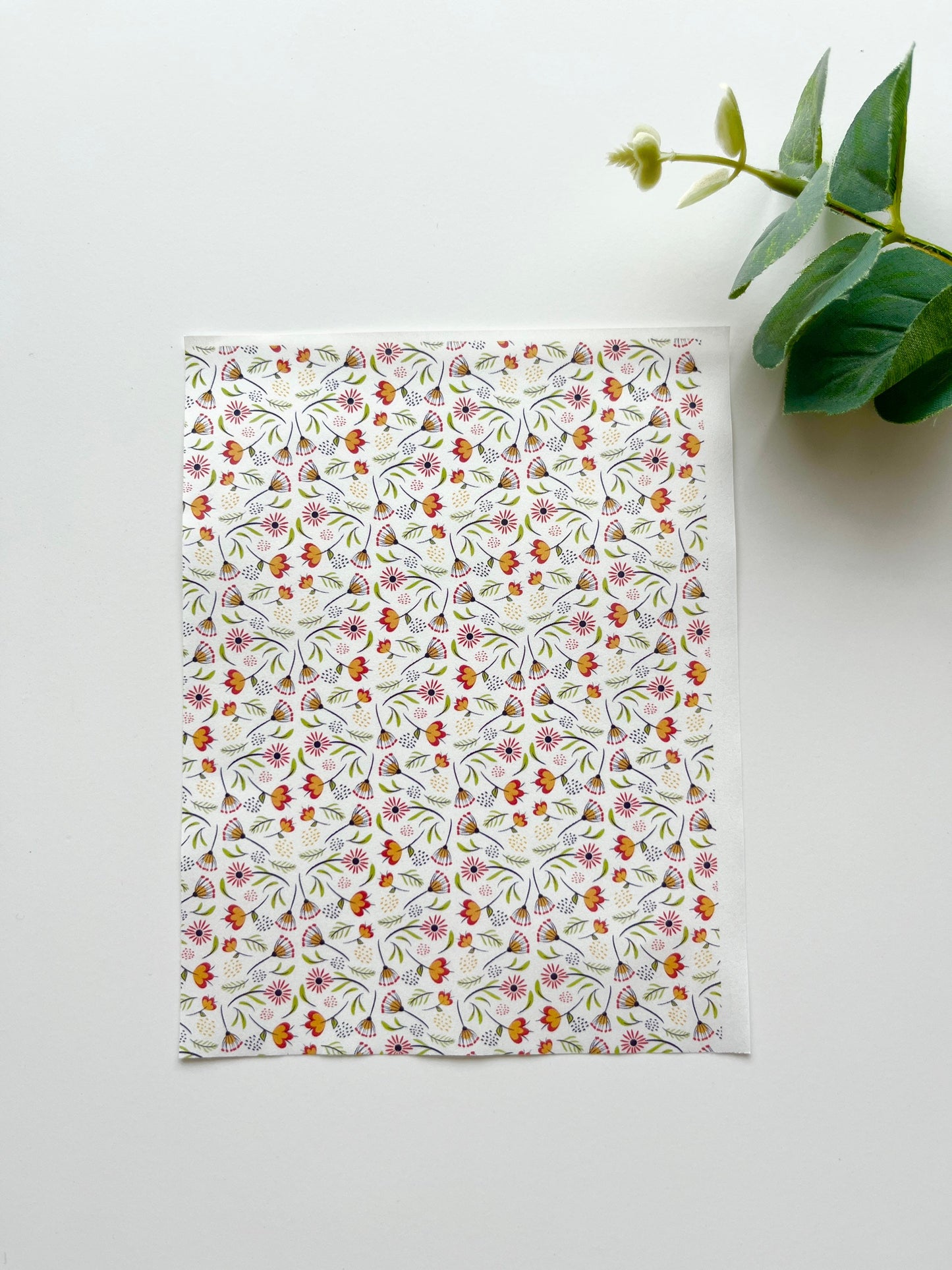 Wild Flower Meadow Image Transfer Paper