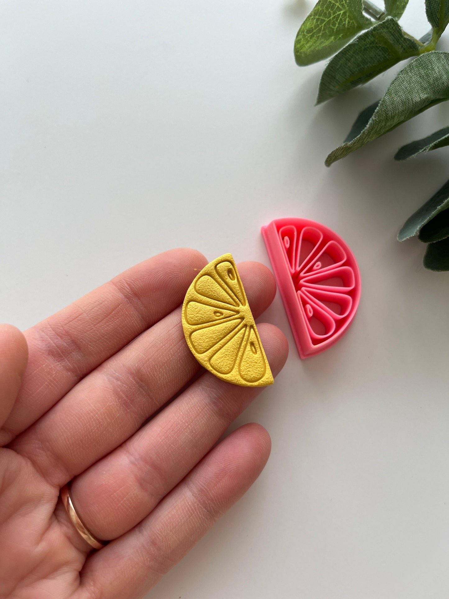 Half Embossed Lemon