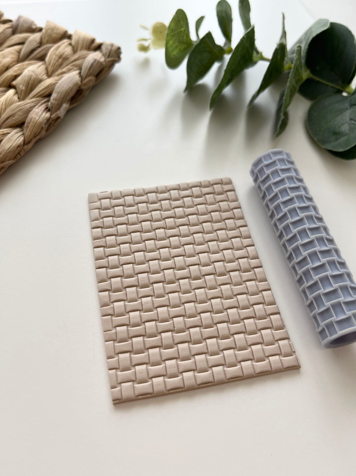 Rouleau de texture de panier tissé