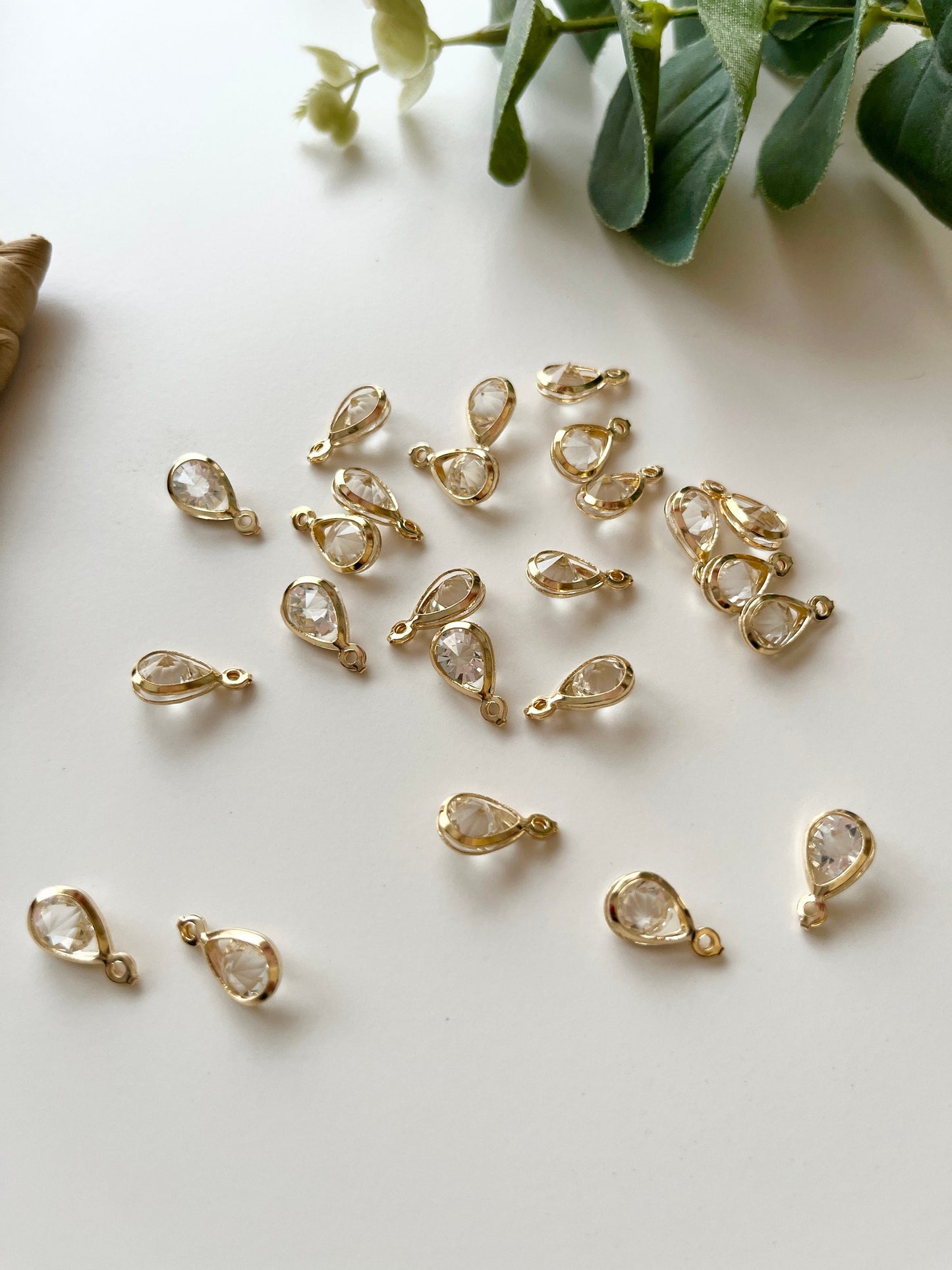 Open Style Teardrop Charms