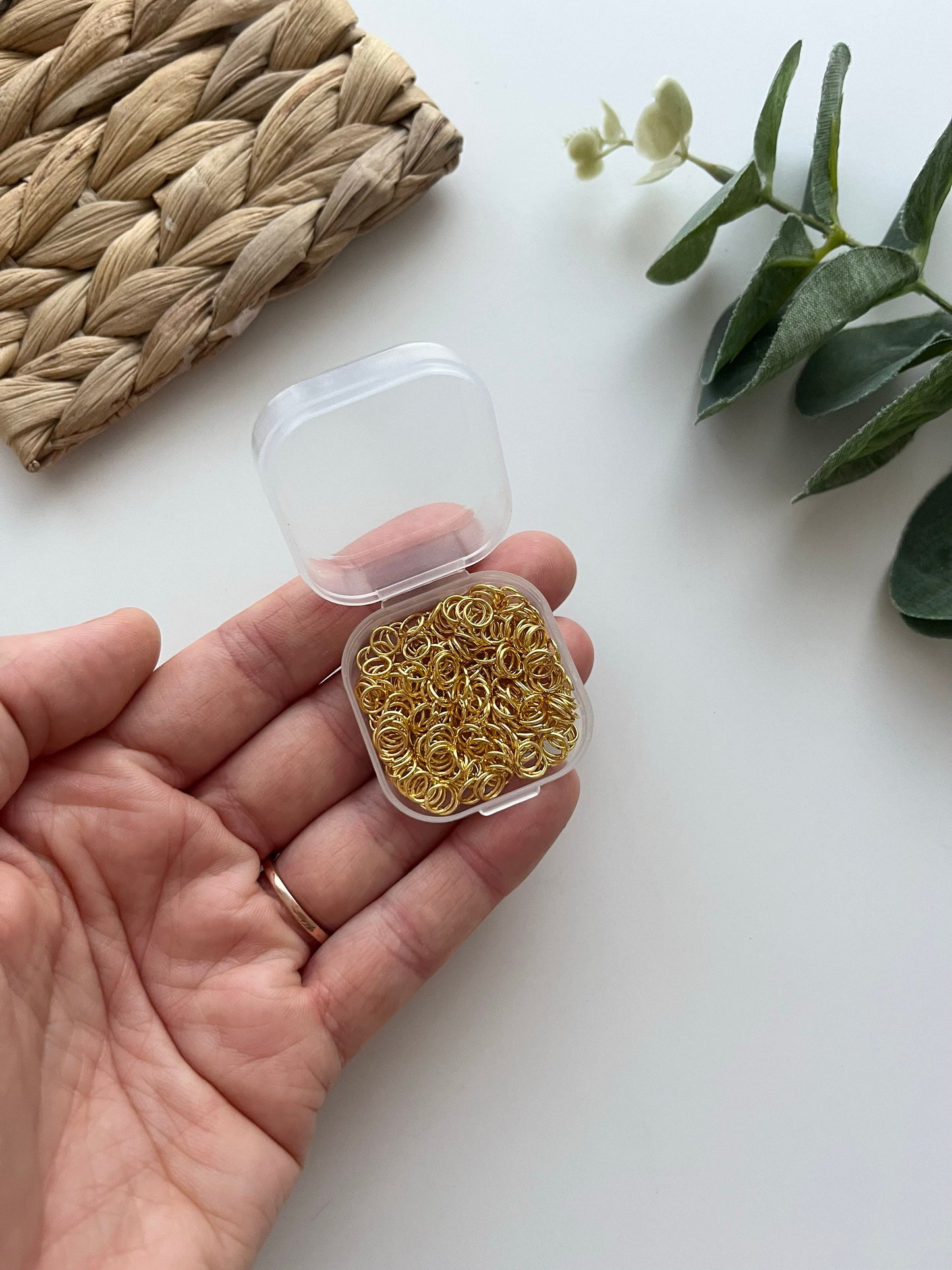 Gold Jump Rings 3 Sizes