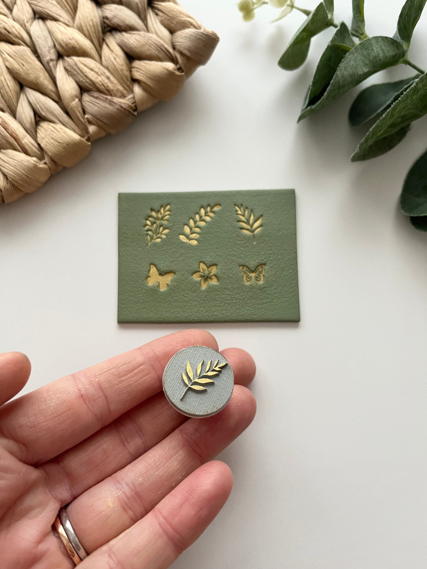 Floral & Nature Stamps- Mica Powder