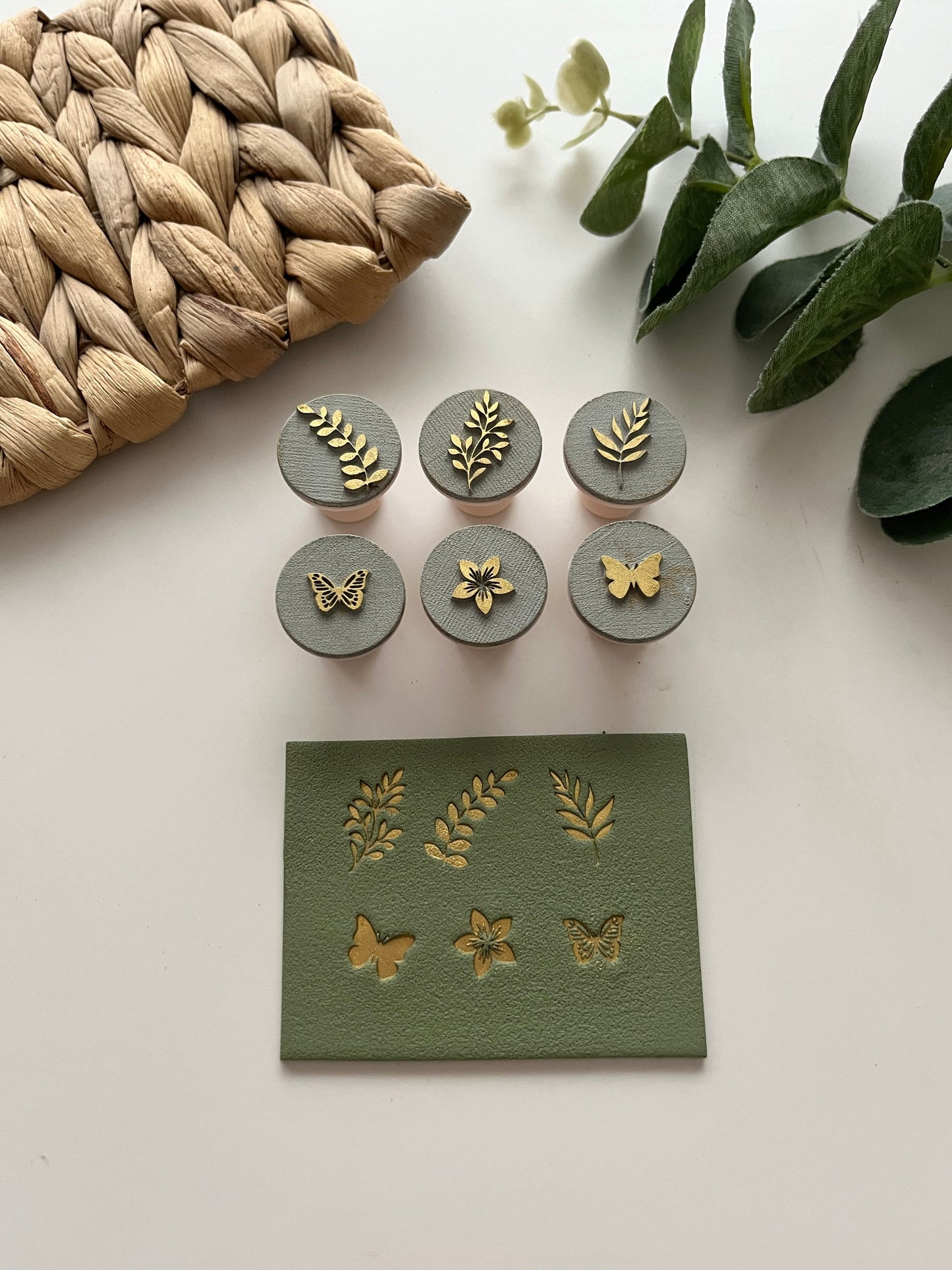 Floral & Nature Stamps- Mica Powder