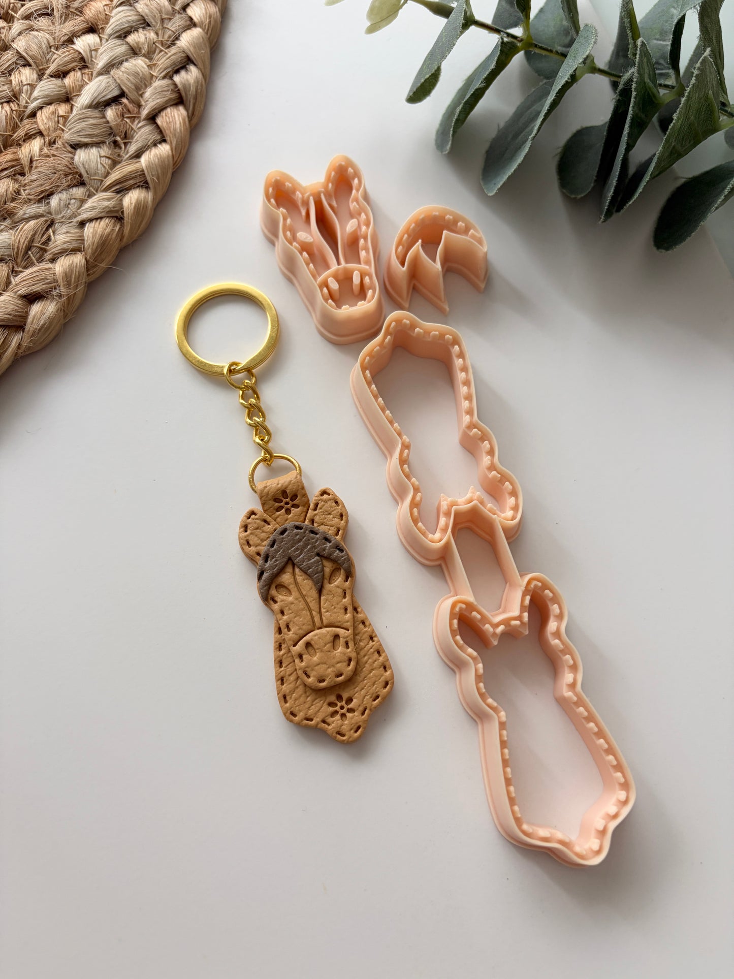 Cowgirl Horse Keyring Cutter