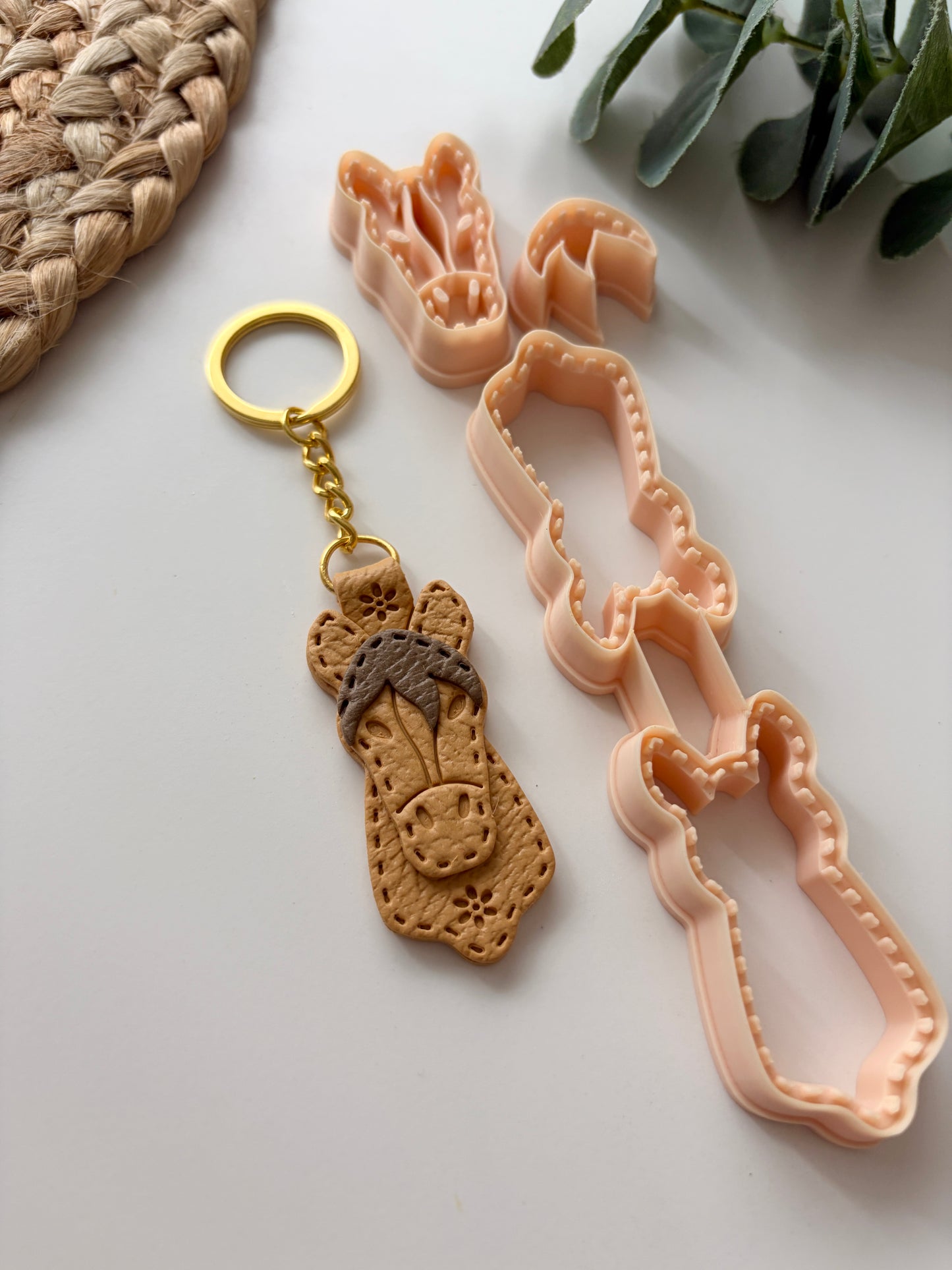 Cowgirl Horse Keyring Cutter