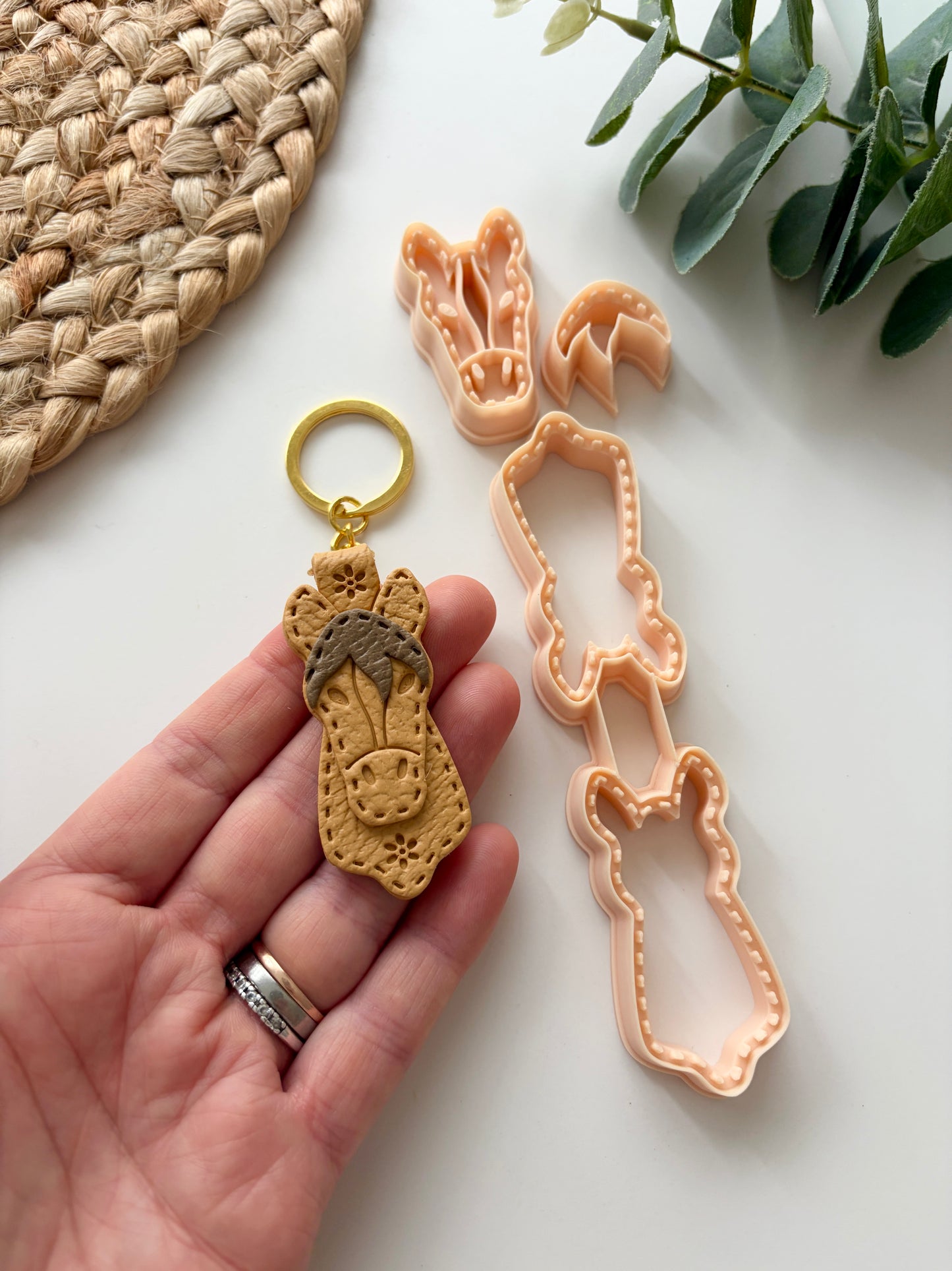 Cowgirl Horse Keyring Cutter