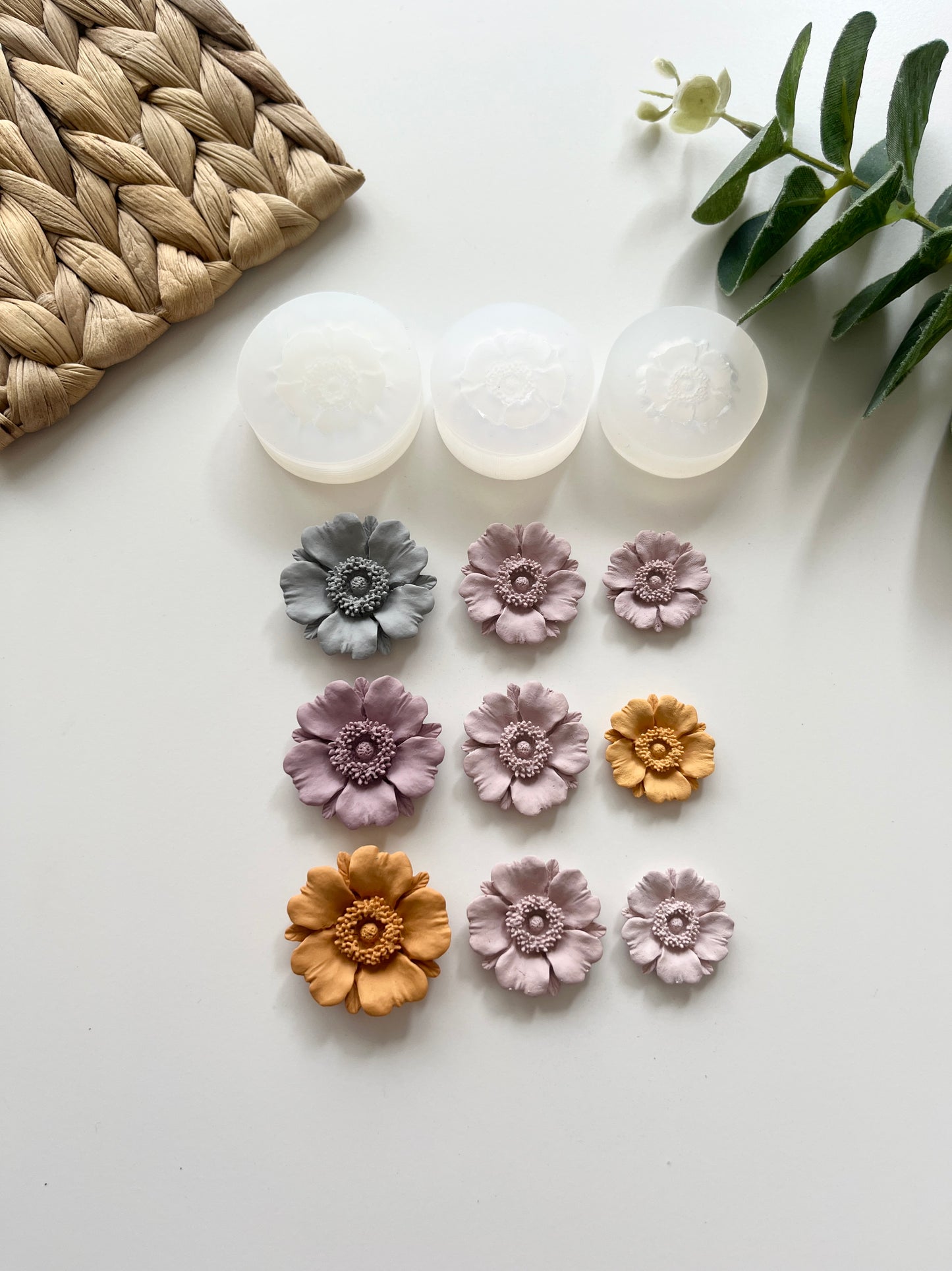 Statement Poppy Flower Moulds - 5 Sizes