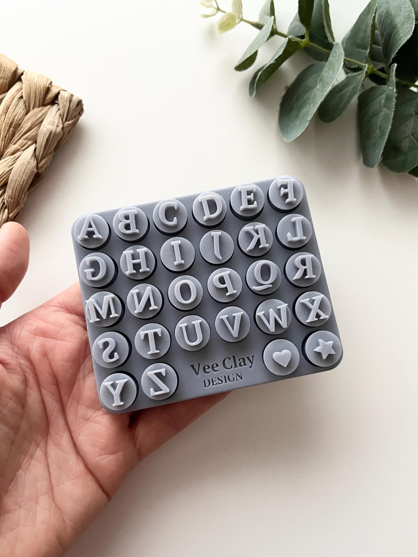 Mini Alphabet Stamps UPPERCASE