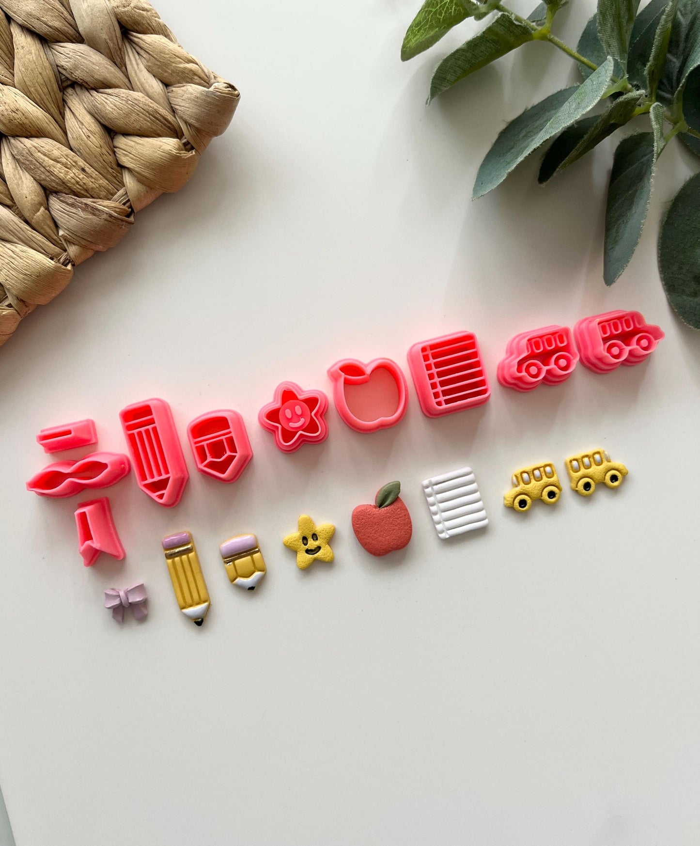 Back to School Studs Collection Clay Cutter