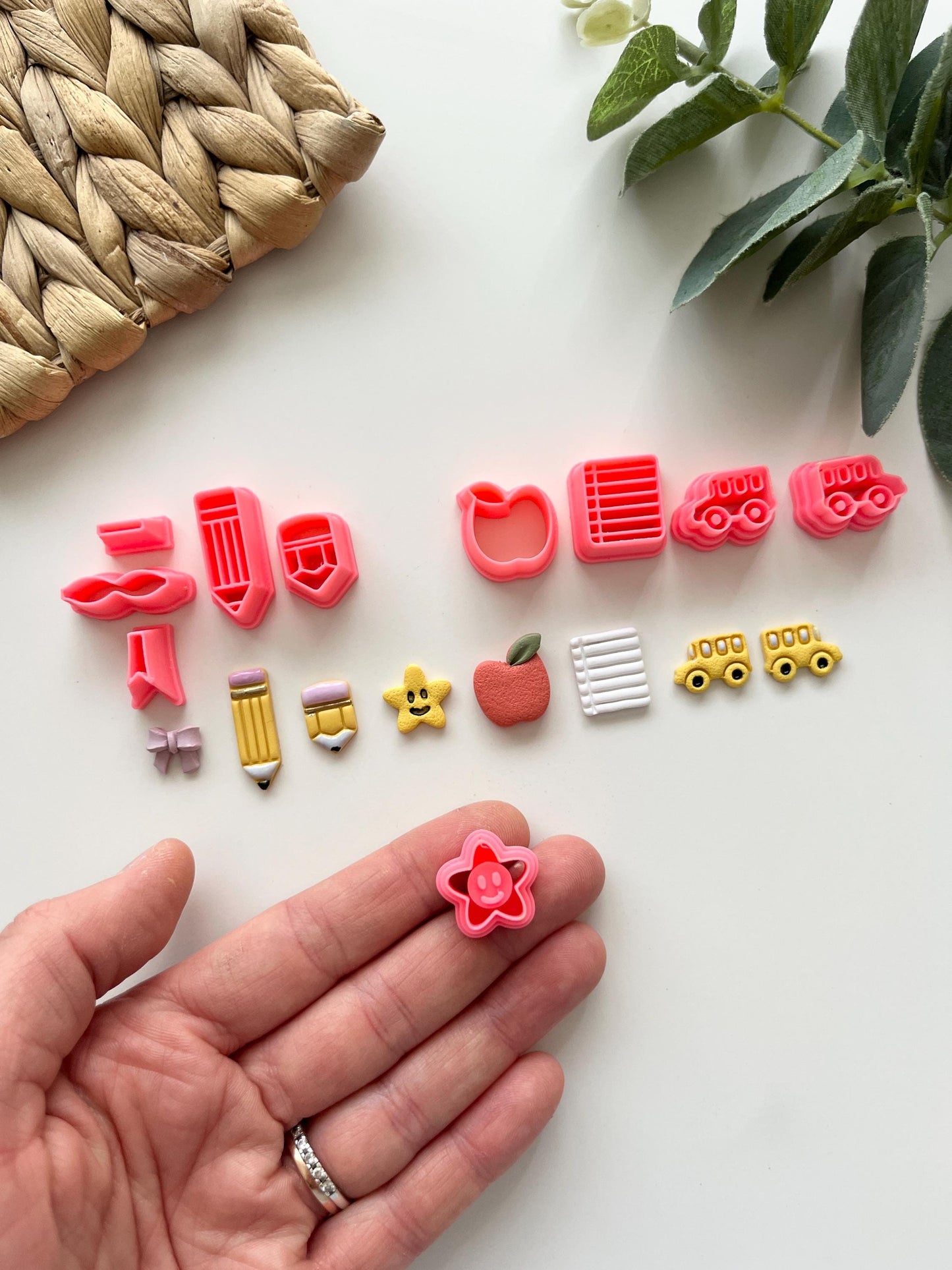 Back to School Studs Collection Clay Cutter