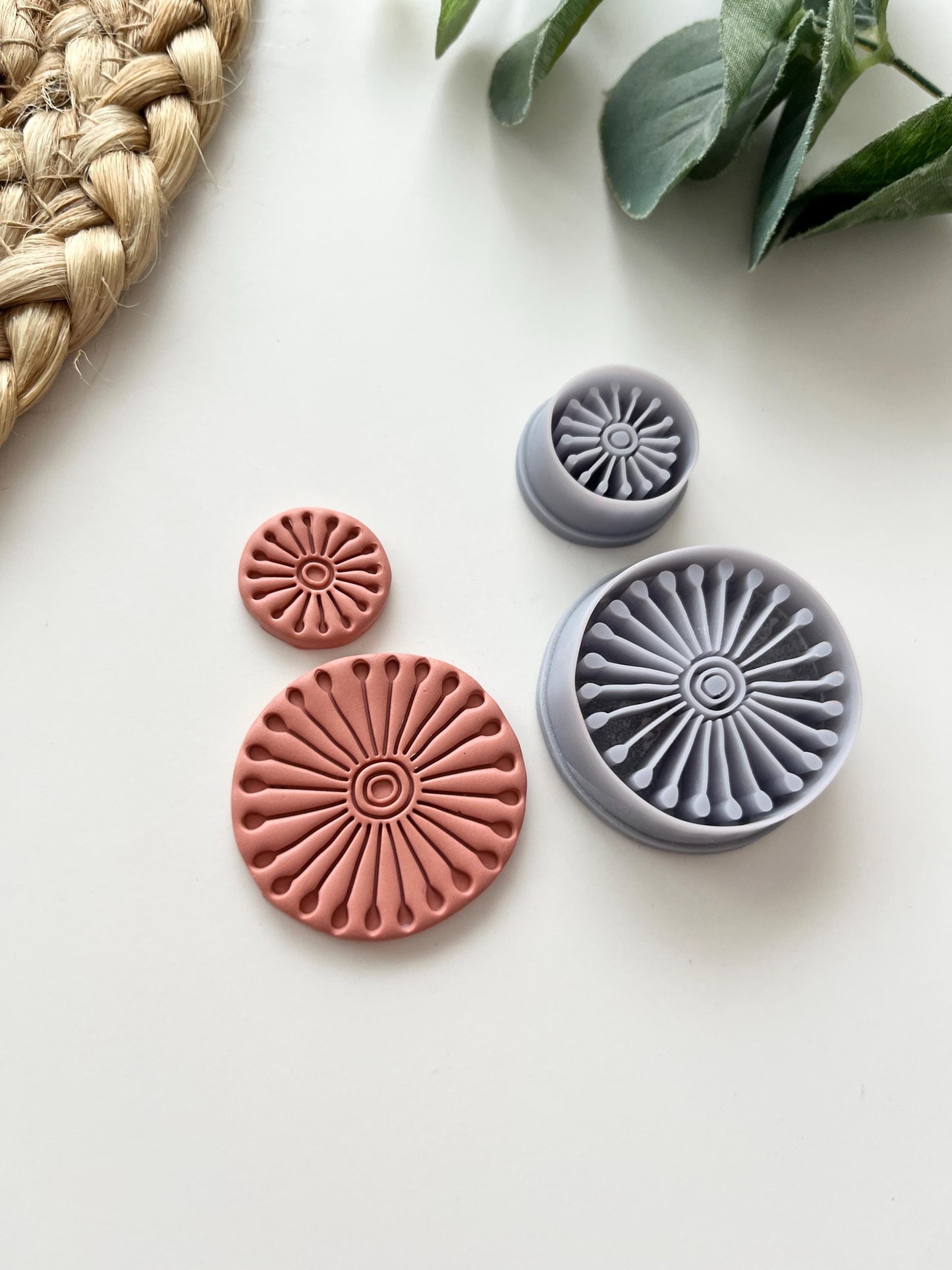 Organic #4 Set Polymer Clay Cutters