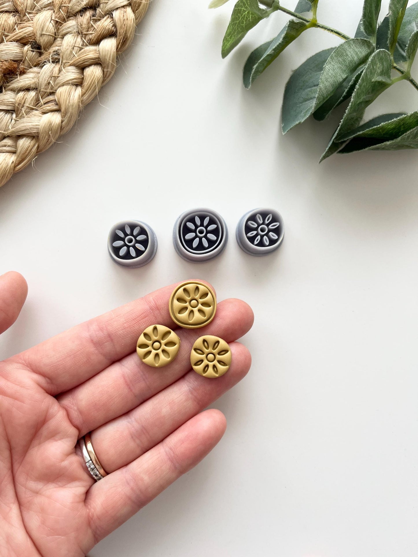 Organic Studs Polymer Clay Cutters