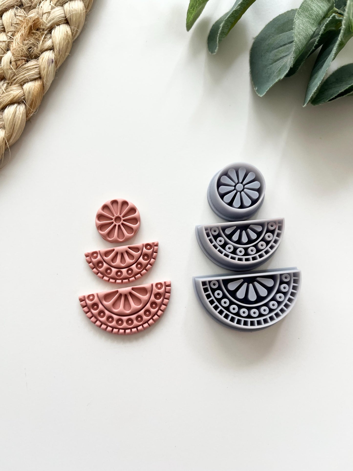 Organic #5 Set Polymer Clay Cutters