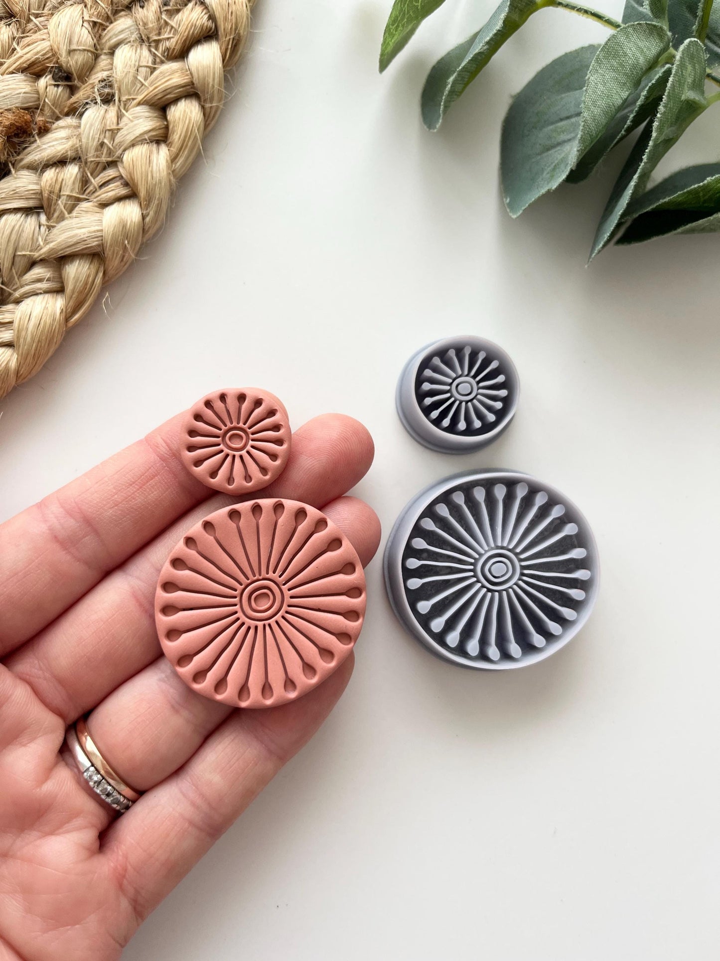 Organic #4 Set Polymer Clay Cutters