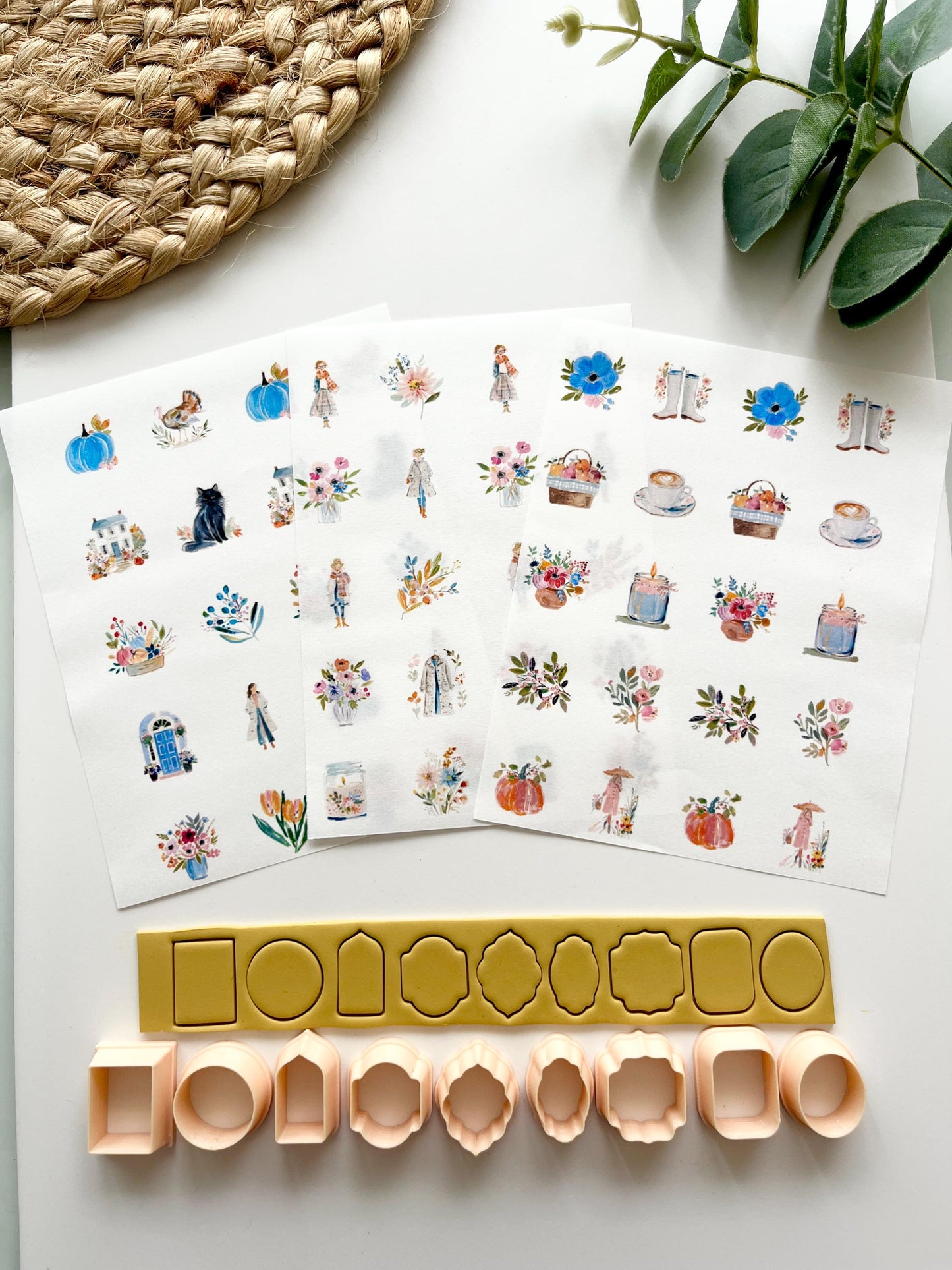 Autumn Transfer Papers #2 + Charm Cutters