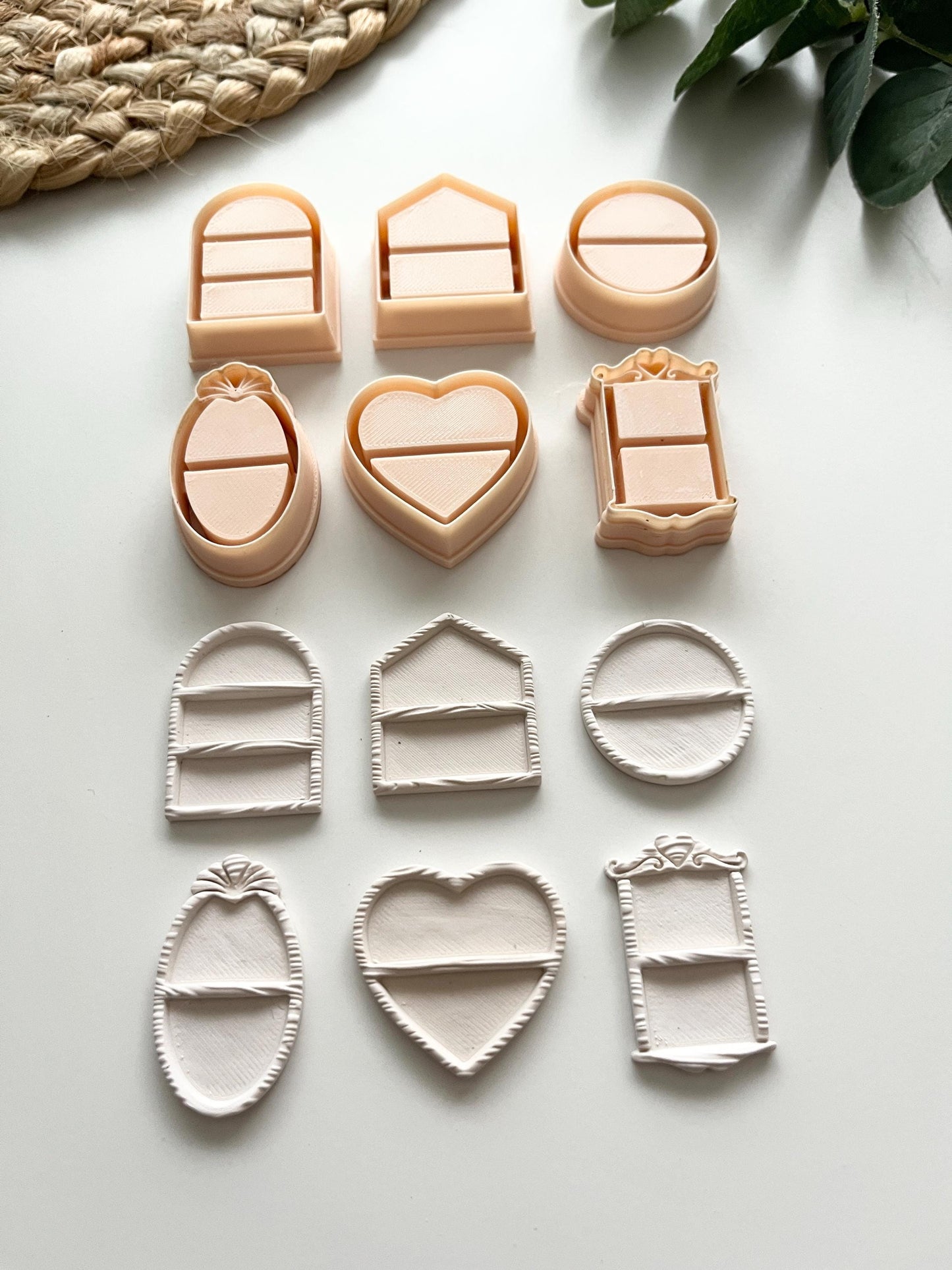 Bookshelves Clay Cutters
