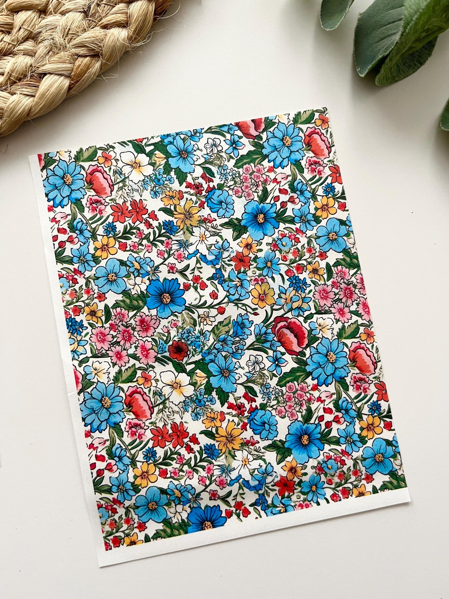 Flowers 7 Transfer Paper