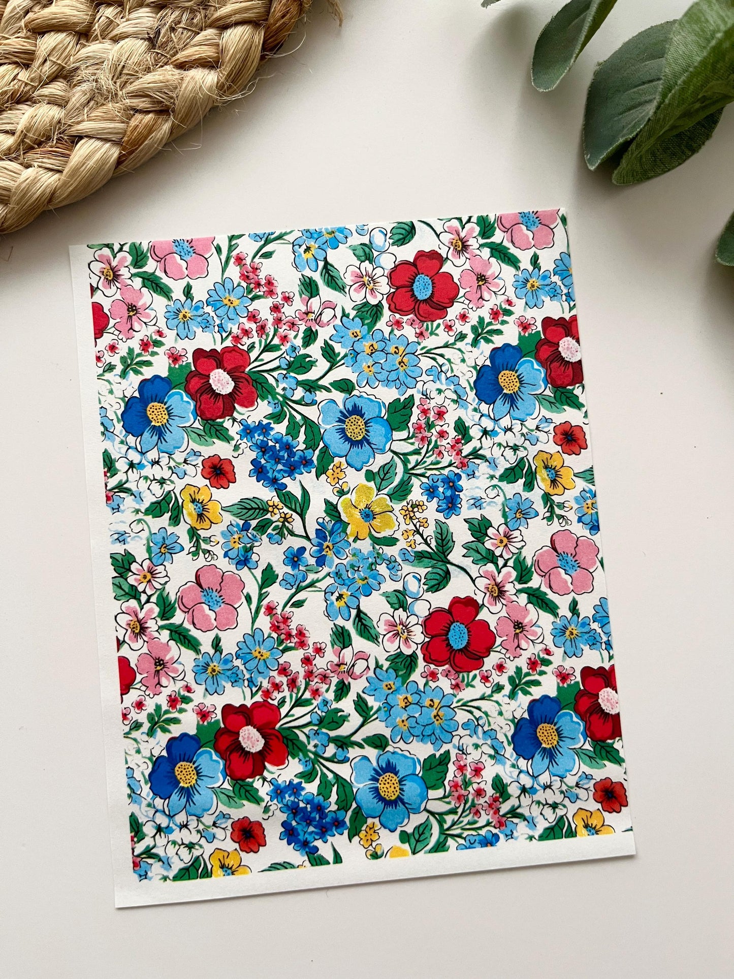 Flowers 1 Transfer Paper