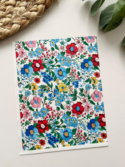 Flowers 1 Transfer Paper
