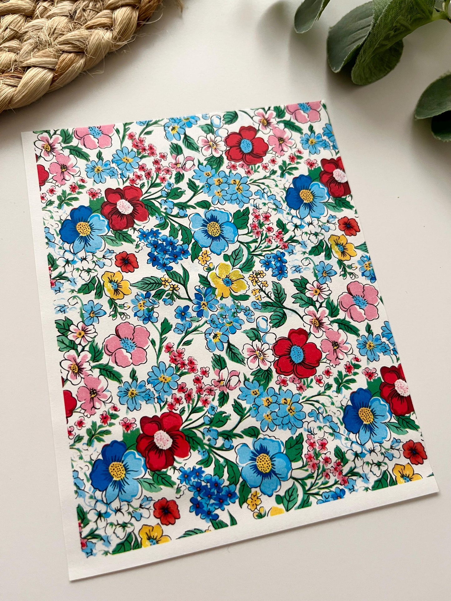 Flowers 1 Transfer Paper