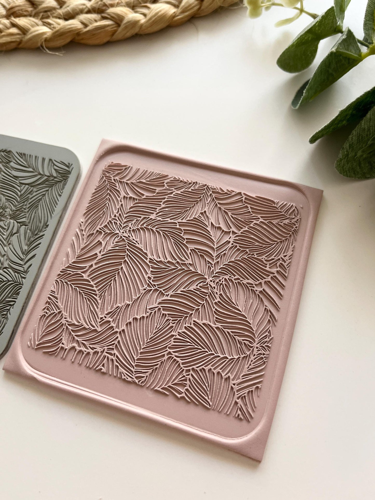 Tropical Leaves #2 Texture Mat