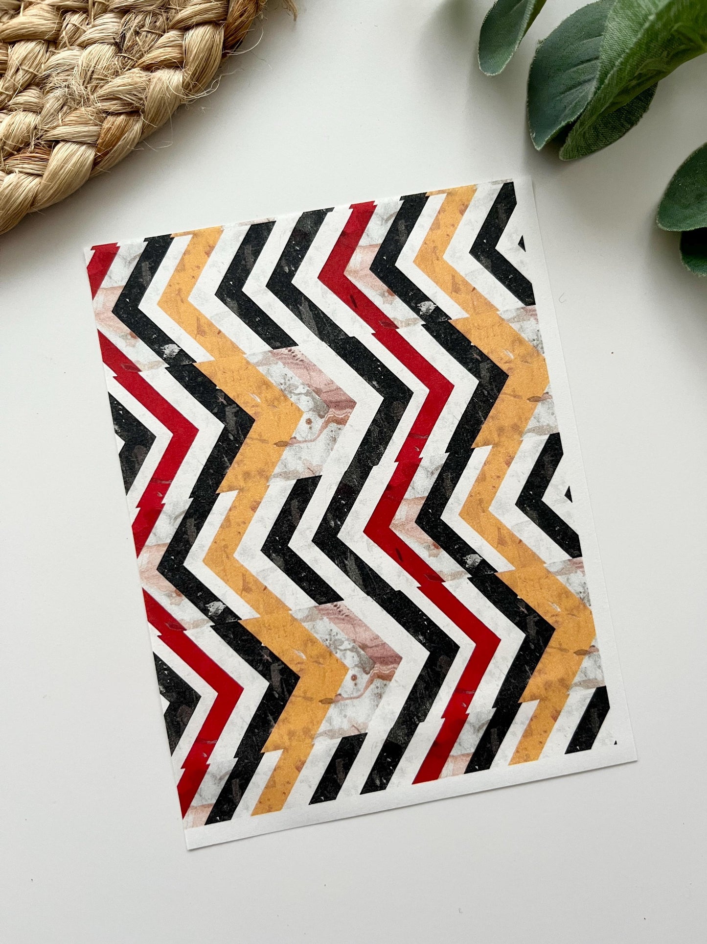 Chevrons 3 Transfer Paper