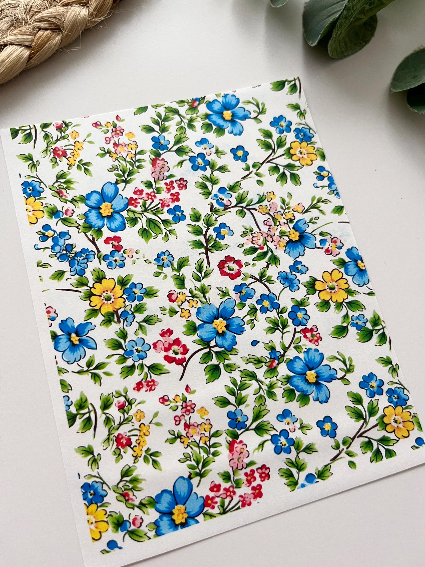 Flowers 3 Transfer Paper