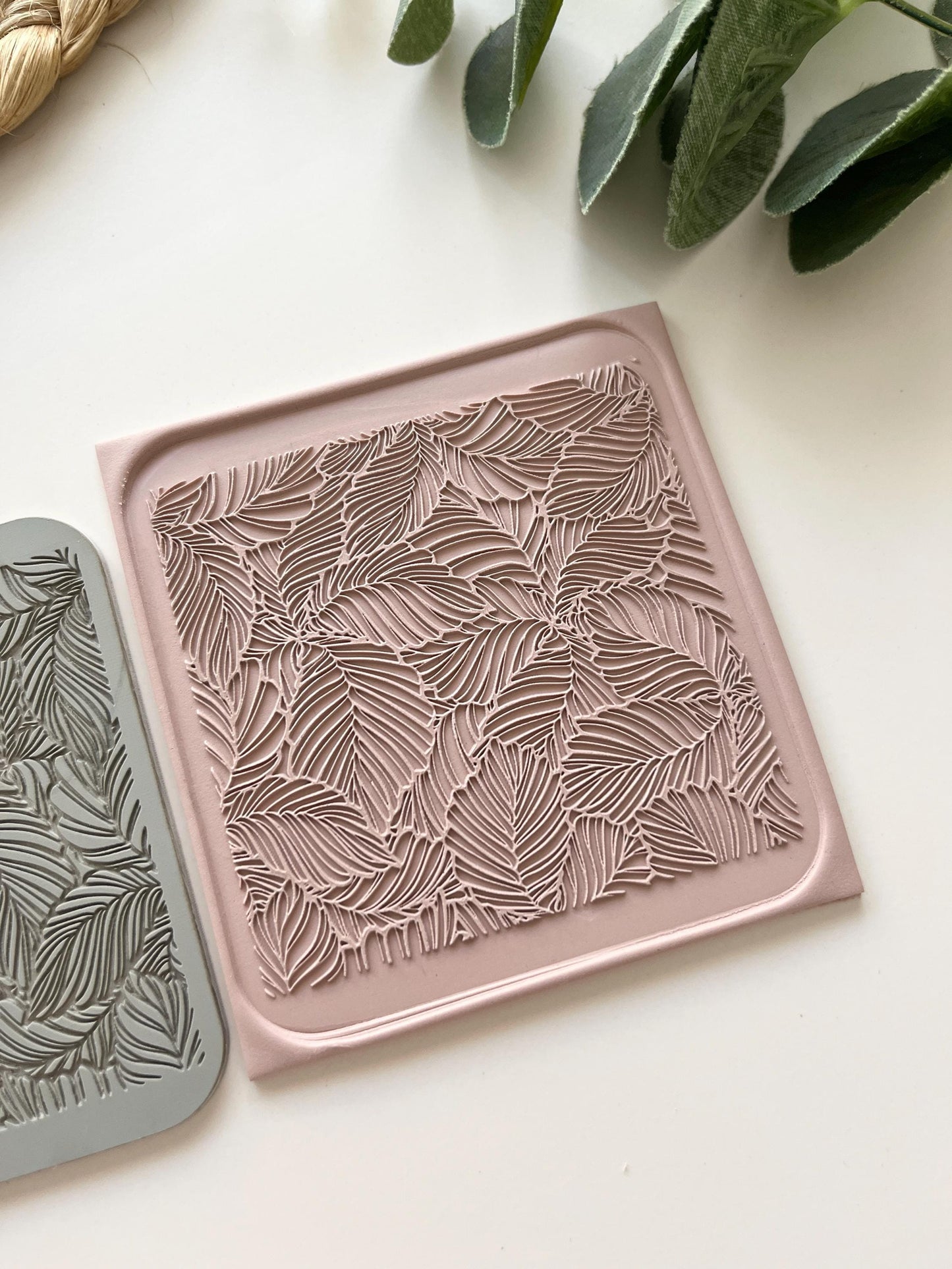 Tropical Leaves #2 Texture Mat