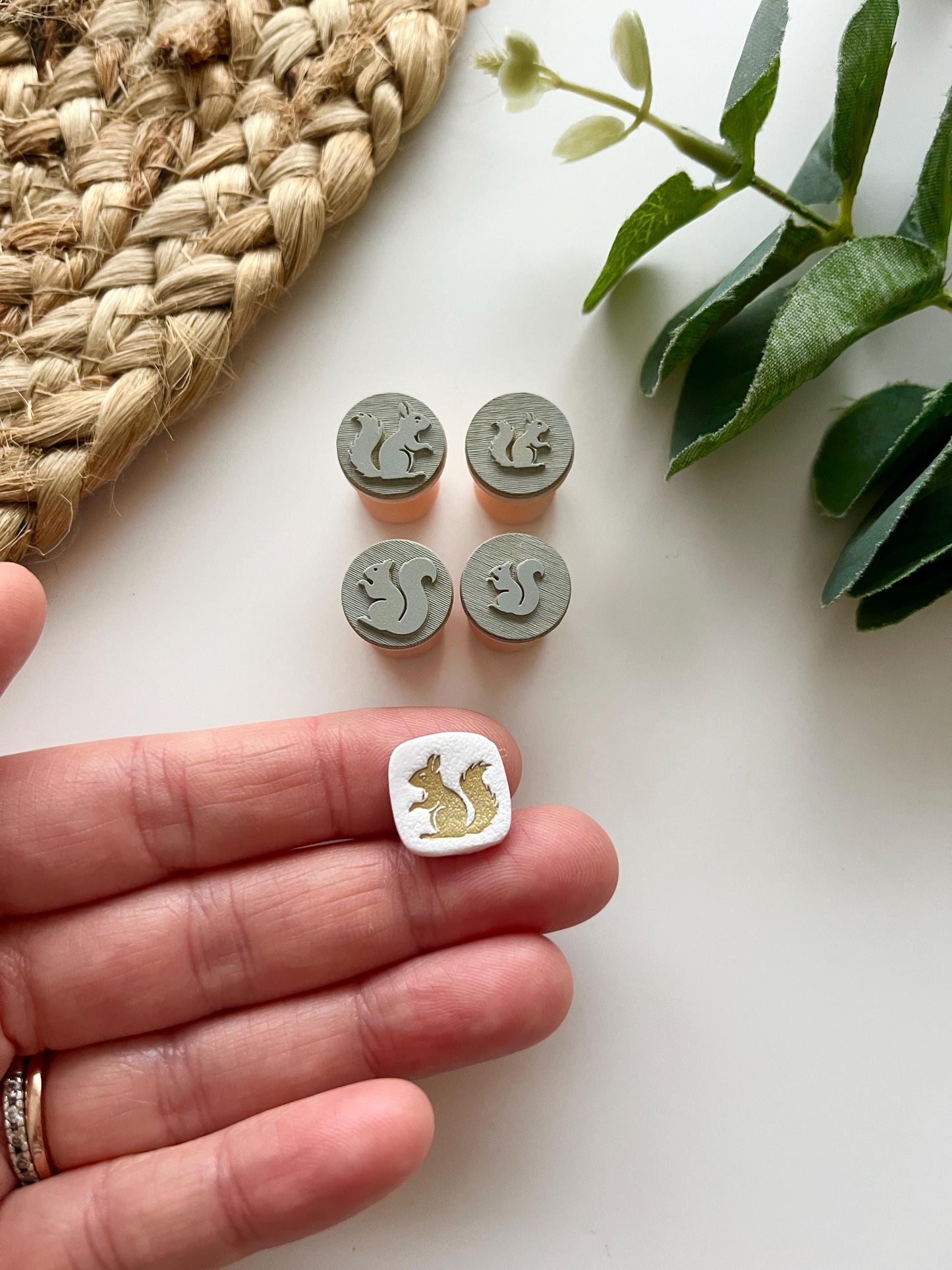 Squirrel Stamps: Mica Powder