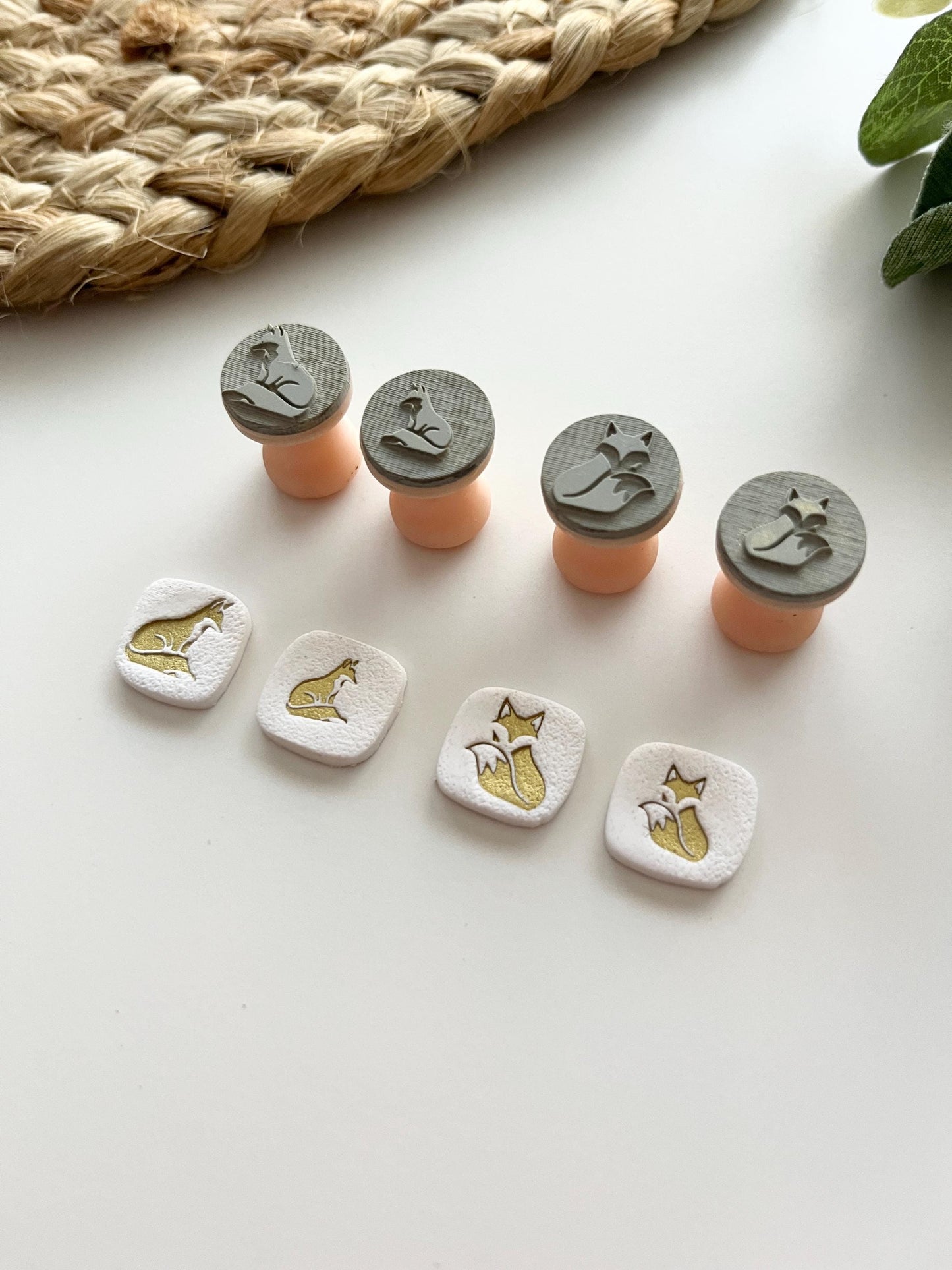 Fox Stamps: Mica Powder