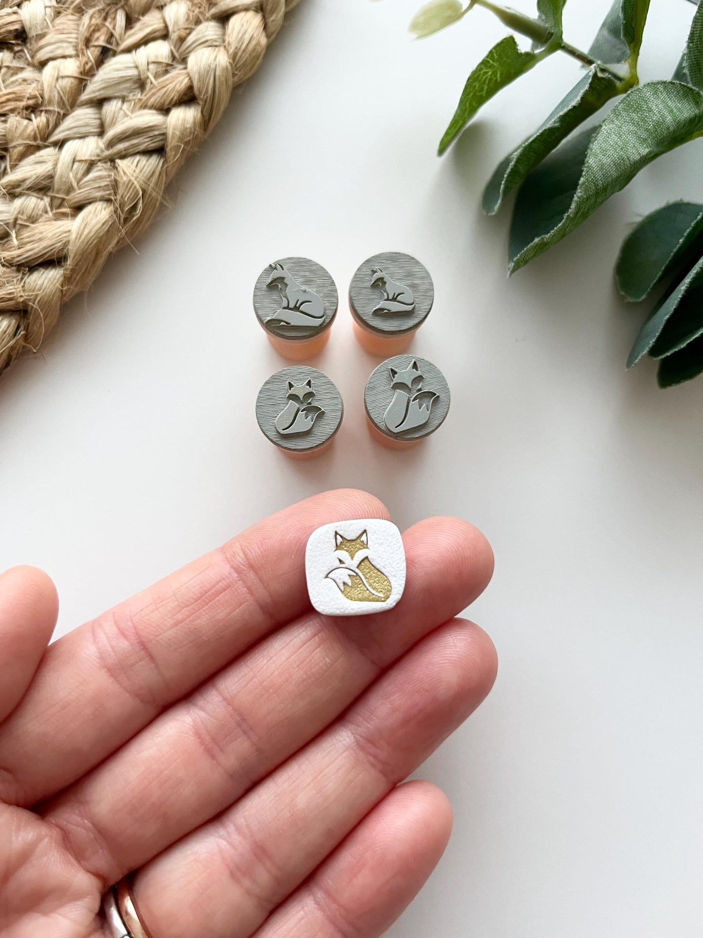 Fox Stamps: Mica Powder