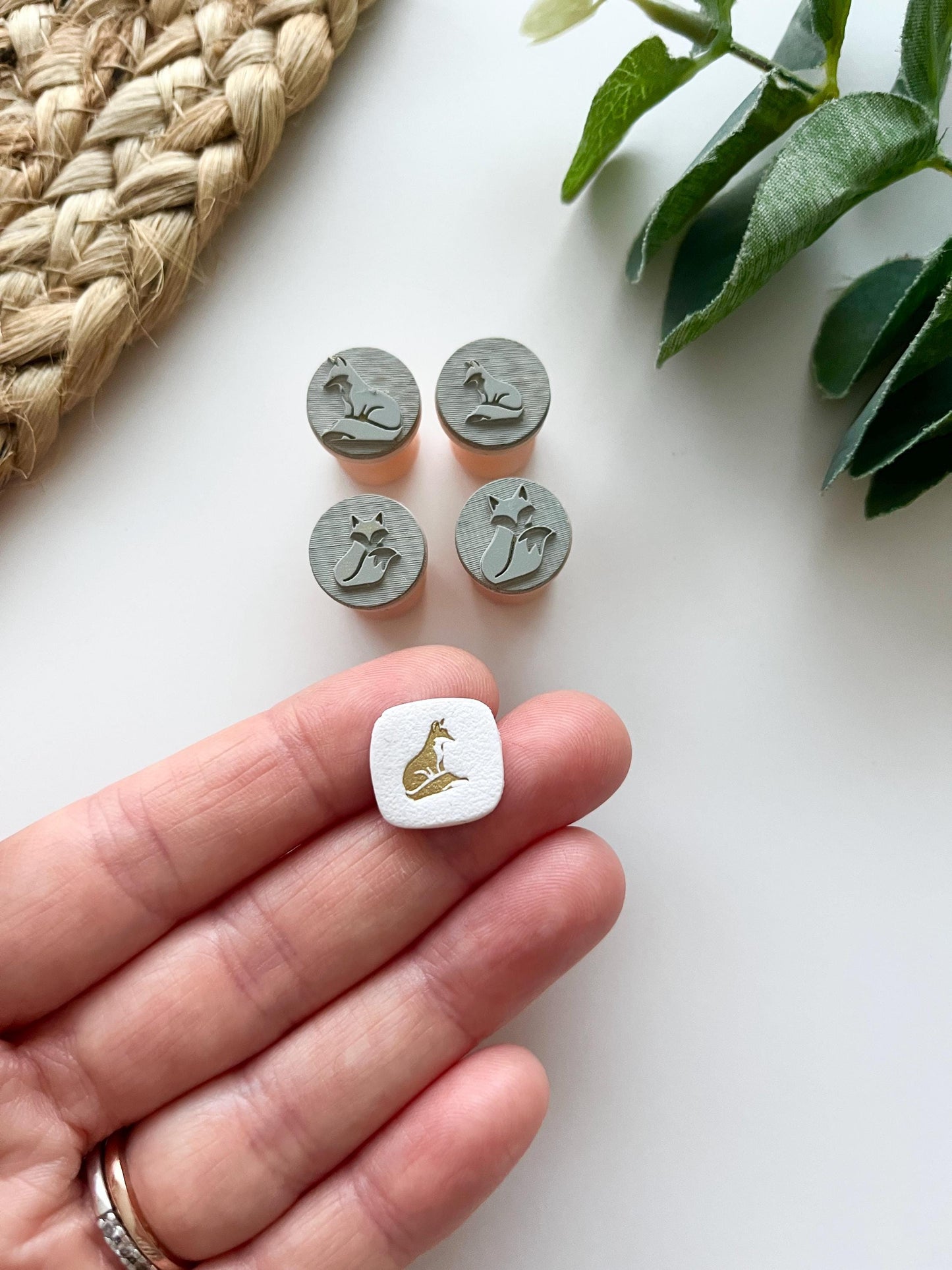 Fox Stamps: Mica Powder