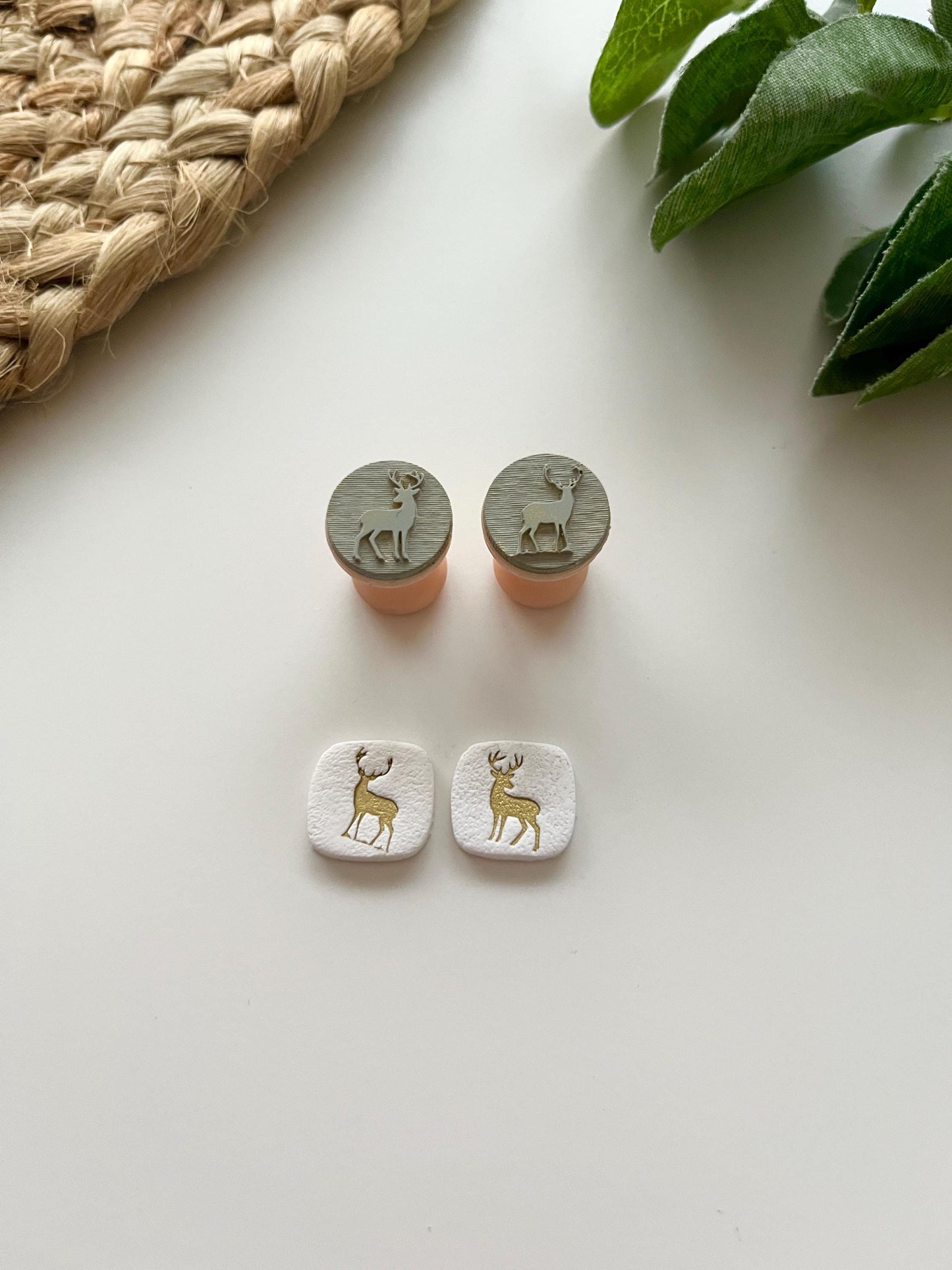 Deer Stamps: Mica Powder