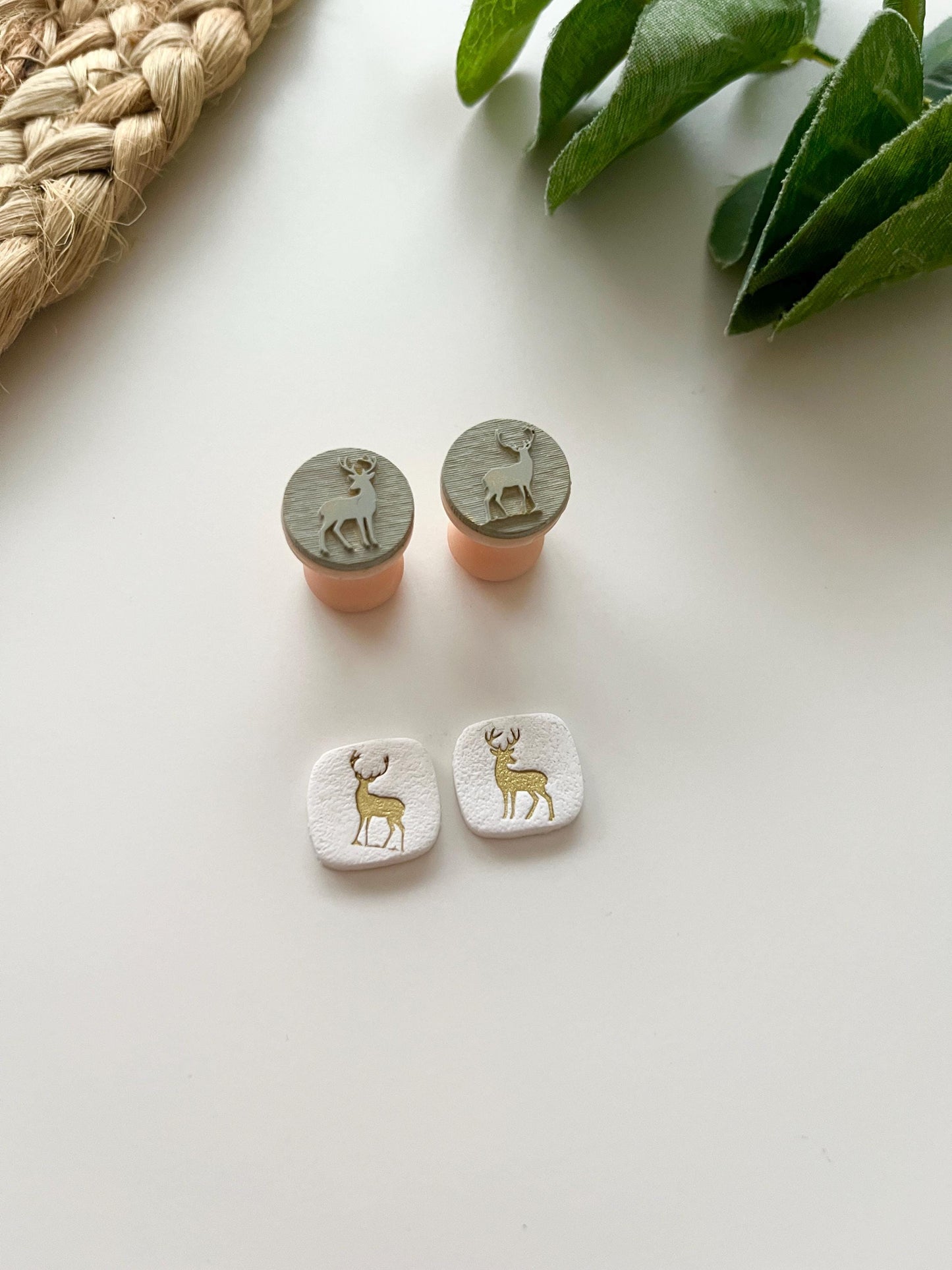 Deer Stamps: Mica Powder